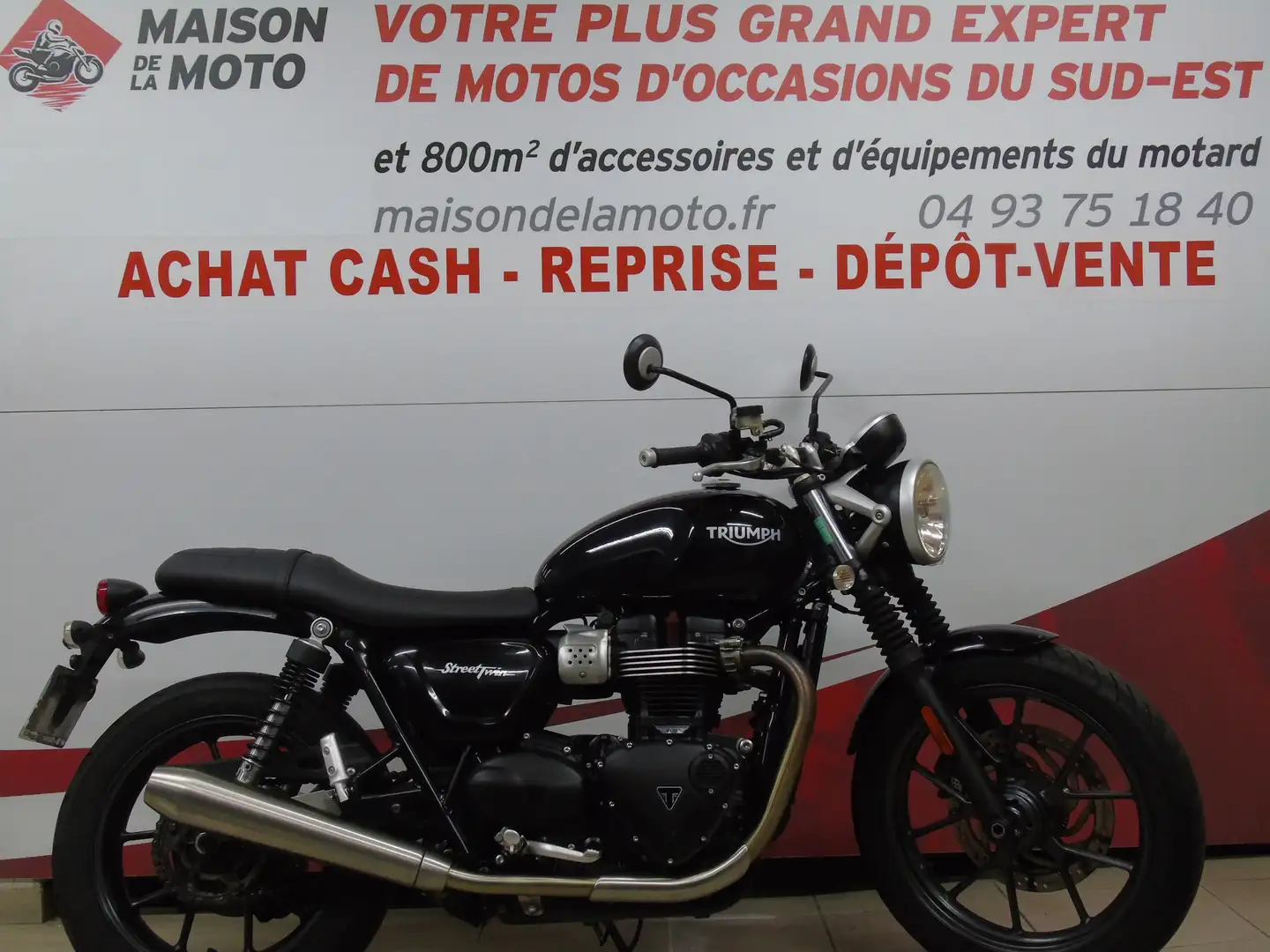 Triumph Street Twin Noir - 1