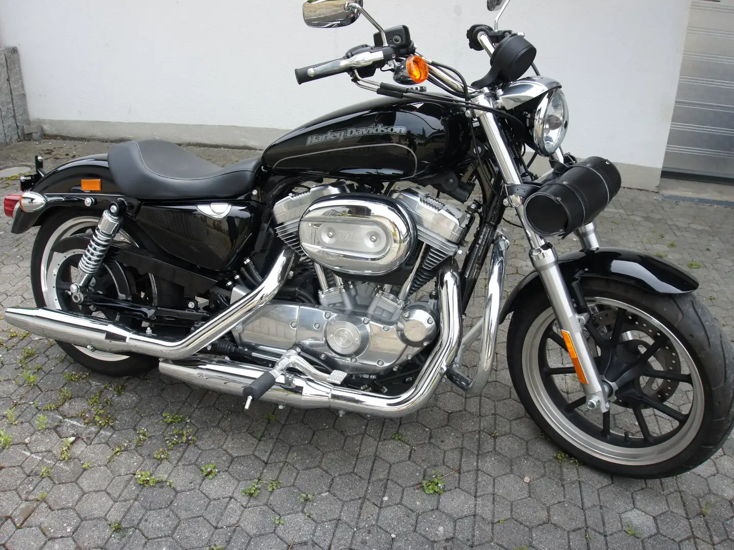 Harley-Davidson XL 883 Low, 3200km !, 1. Hand, TOP, 5HD deutsches Modell Siyah - 1