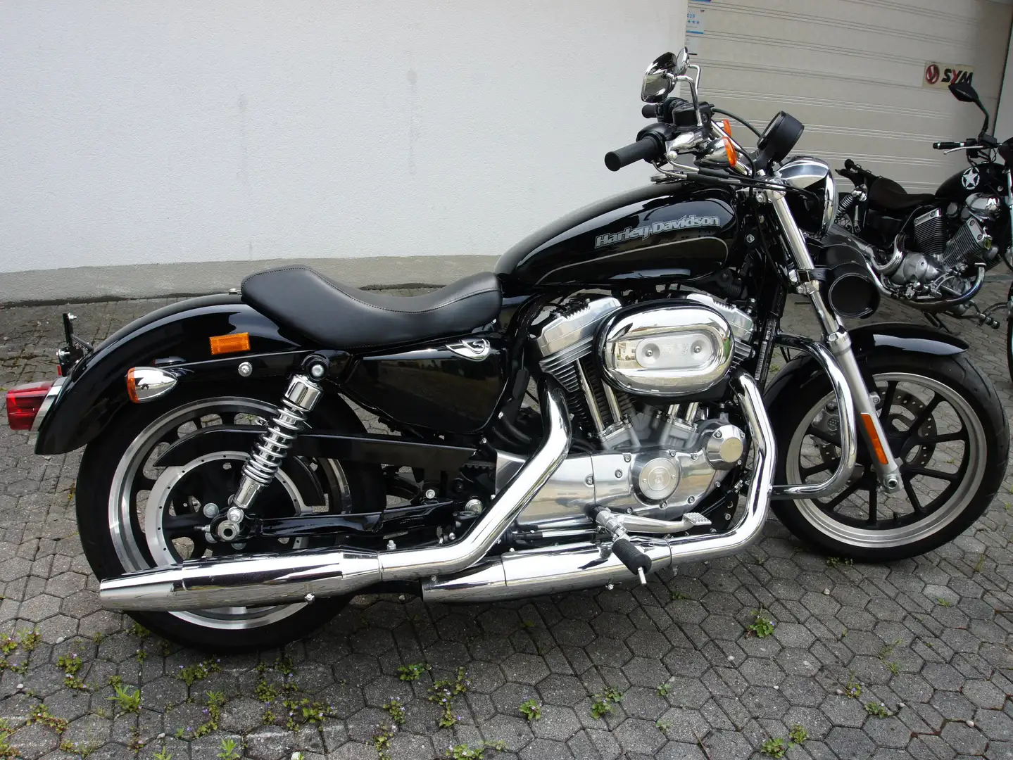 Harley-Davidson XL 883 Low, 3200km !, 1. Hand, TOP, 5HD deutsches Modell Siyah - 2