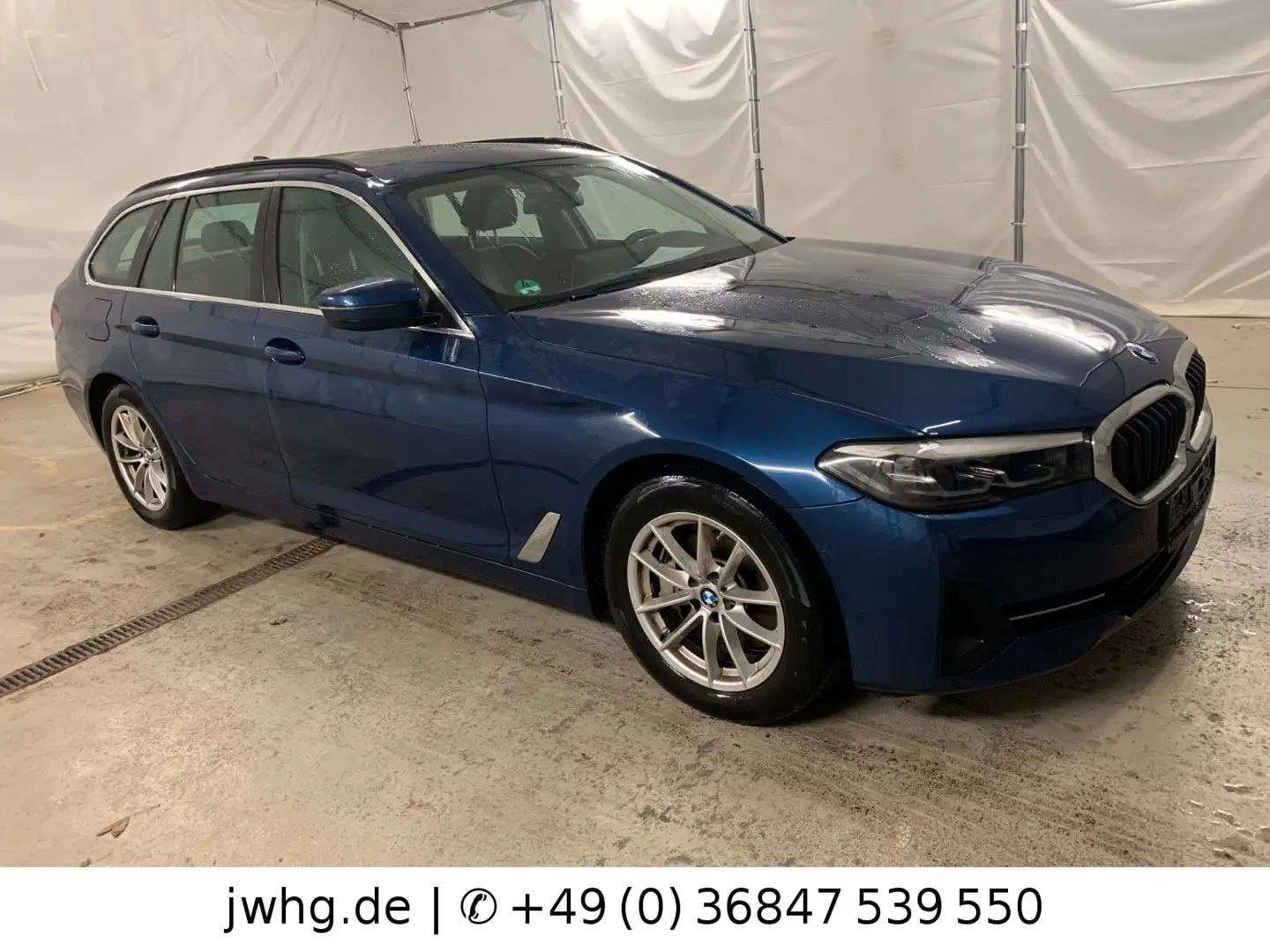 BMW 530 d T xDrive COCKP-PRO/LEDER/KAMERA/PANO/AHK Bleu - 2