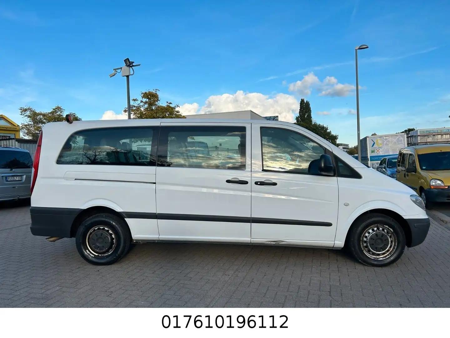 Mercedes-Benz Vito Kombi 109 CDI extralang ) Sitzer Weiß - 2