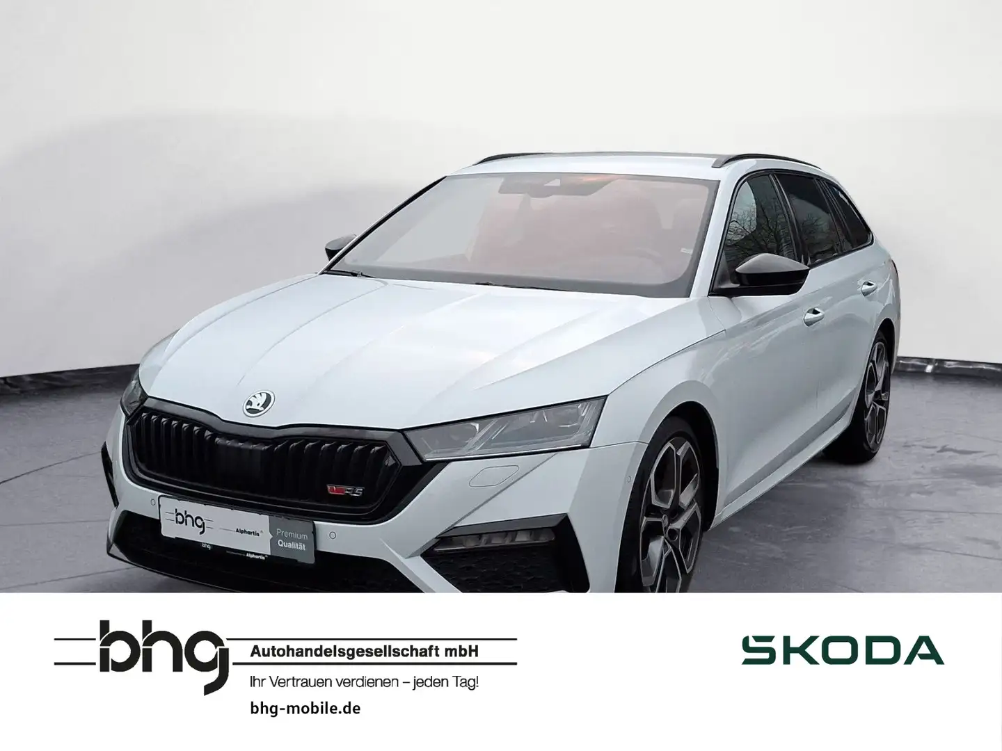 Skoda Octavia Combi 2.0 TDI DSG RS Weiß - 1