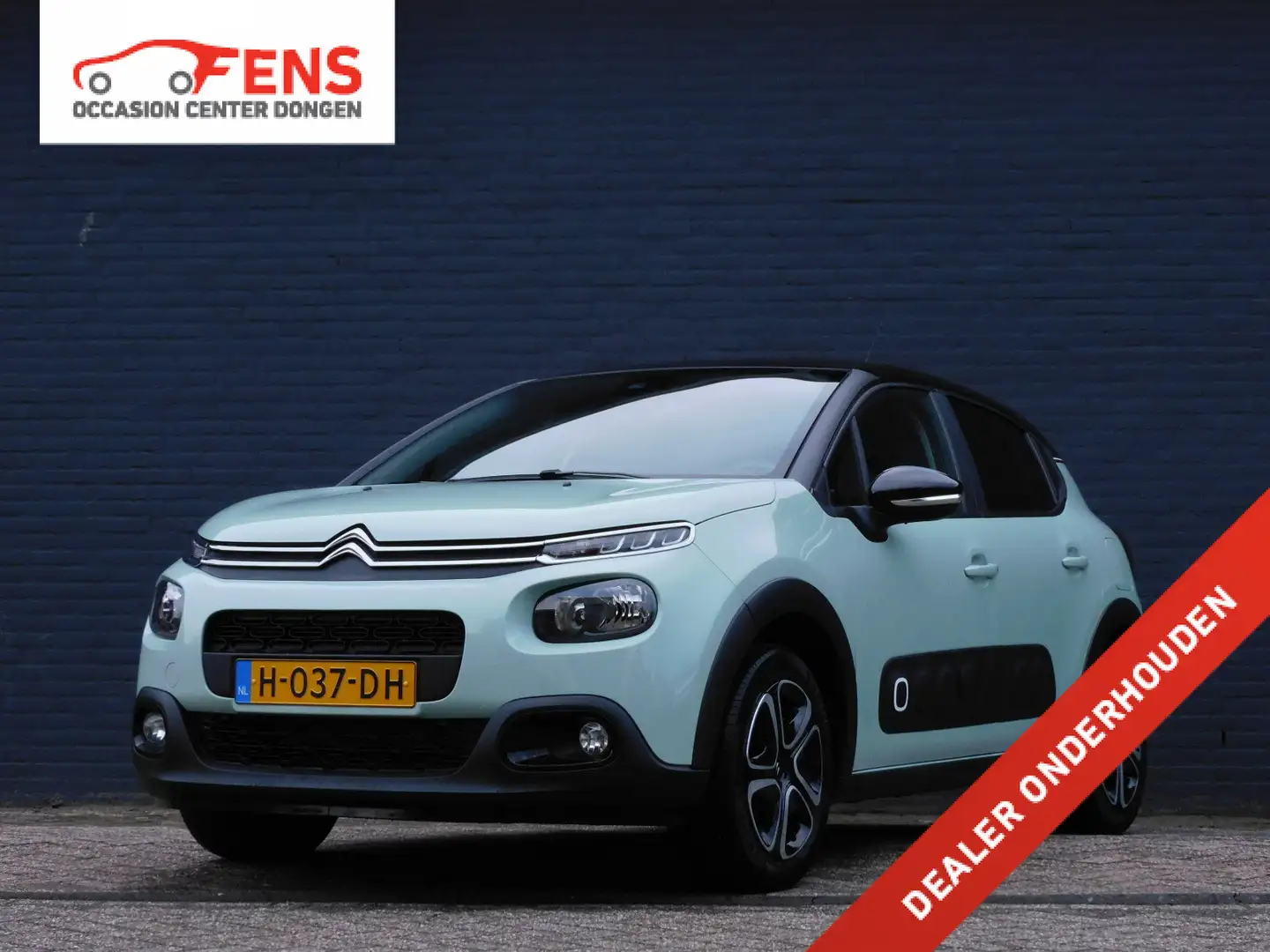 Citroen C3 1.2 PureTech S&S Feel Edition TOPSTAAT! CARPLAY/AN Grün - 1