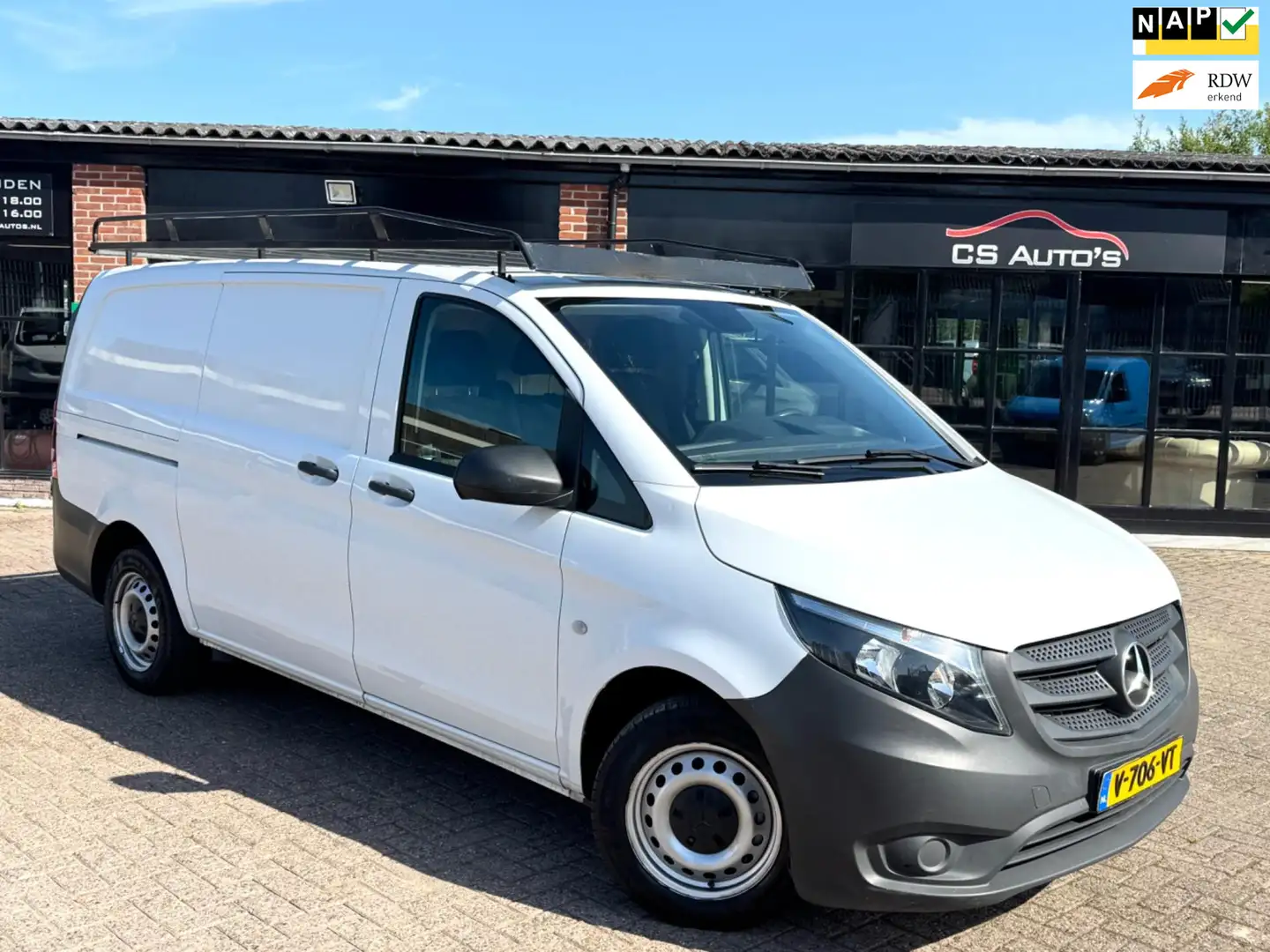 Mercedes-Benz Vito 111 CDI|115pk|2019|euro6|Lang|airco Wit - 1