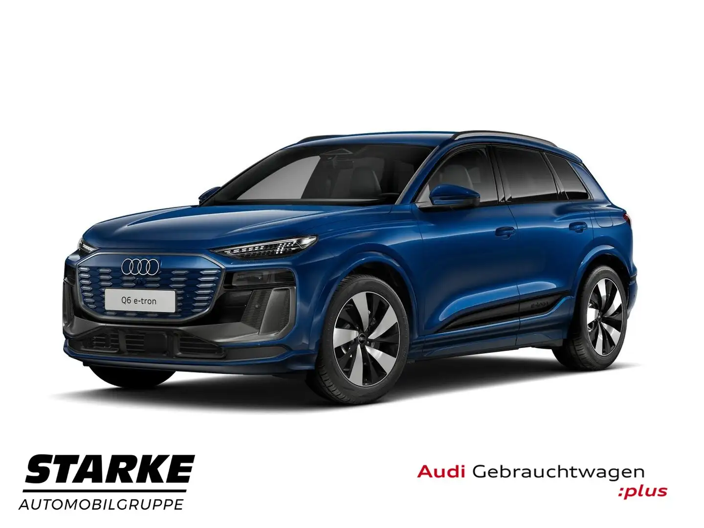 Audi Q6 e-tron quattro S line Blau - 2