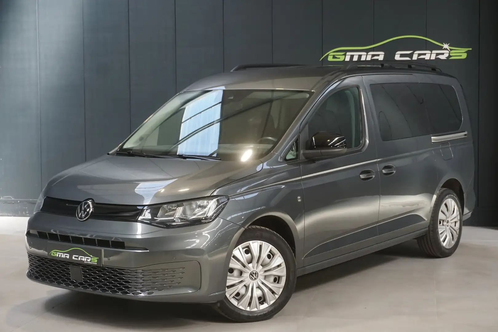 Volkswagen Caddy 1.5 TSI Maxi 7zit Benzine-Camera-MultiM-Garantie Grijs - 1