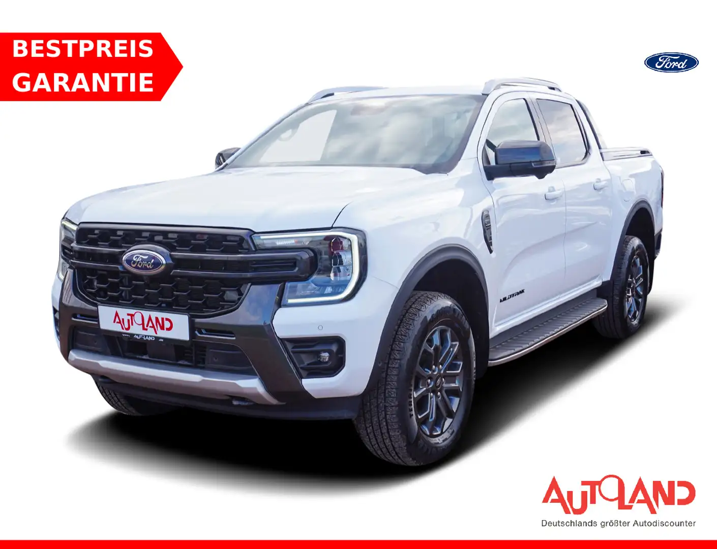 Ford Ranger 2.0 Wildtrack 4WD DokA LED Navi ACC AHK Alb - 1