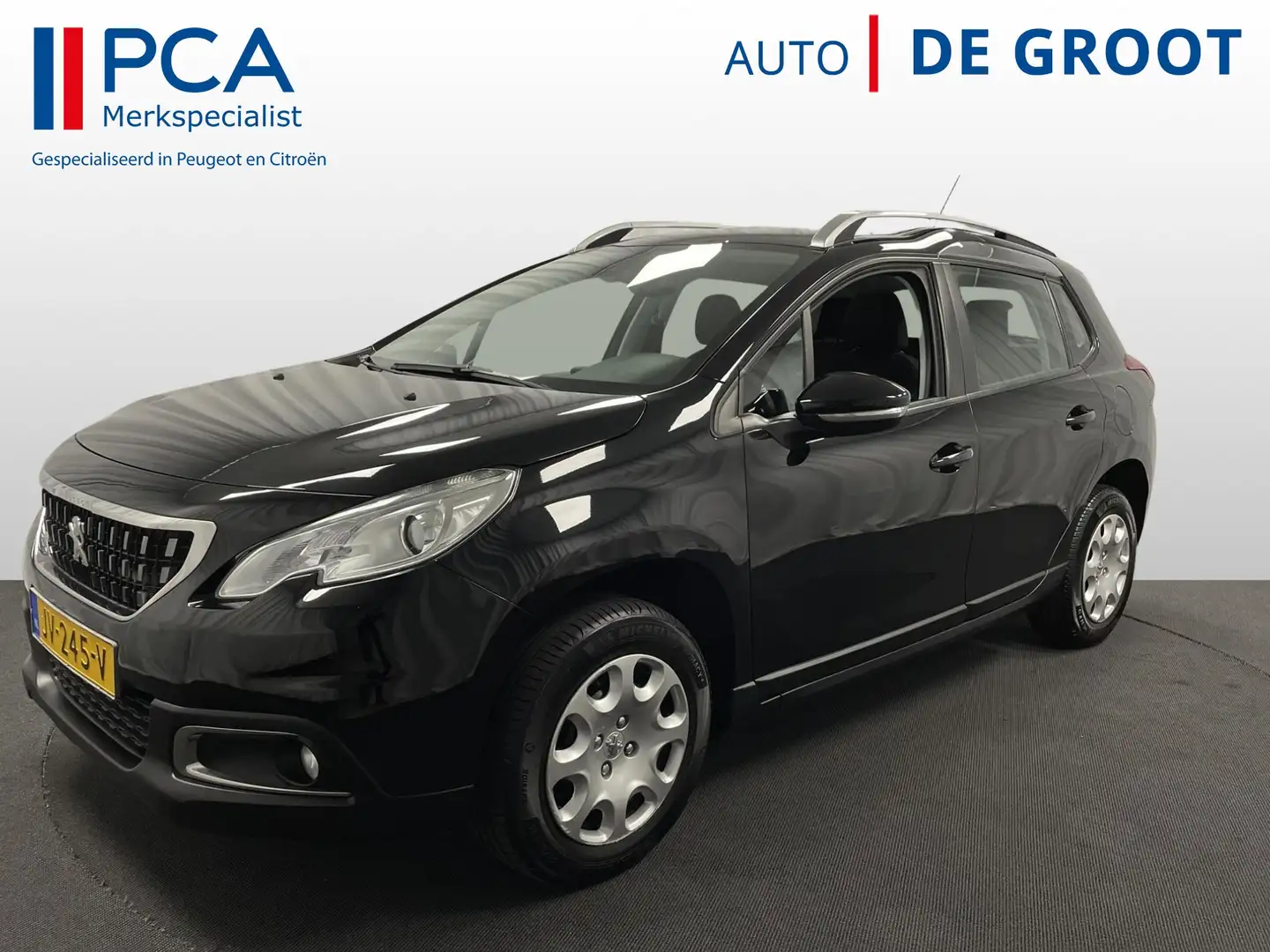 Peugeot 2008 ACTIVE 82pk Navi+Carplay | Airco | Panodak Zwart - 1