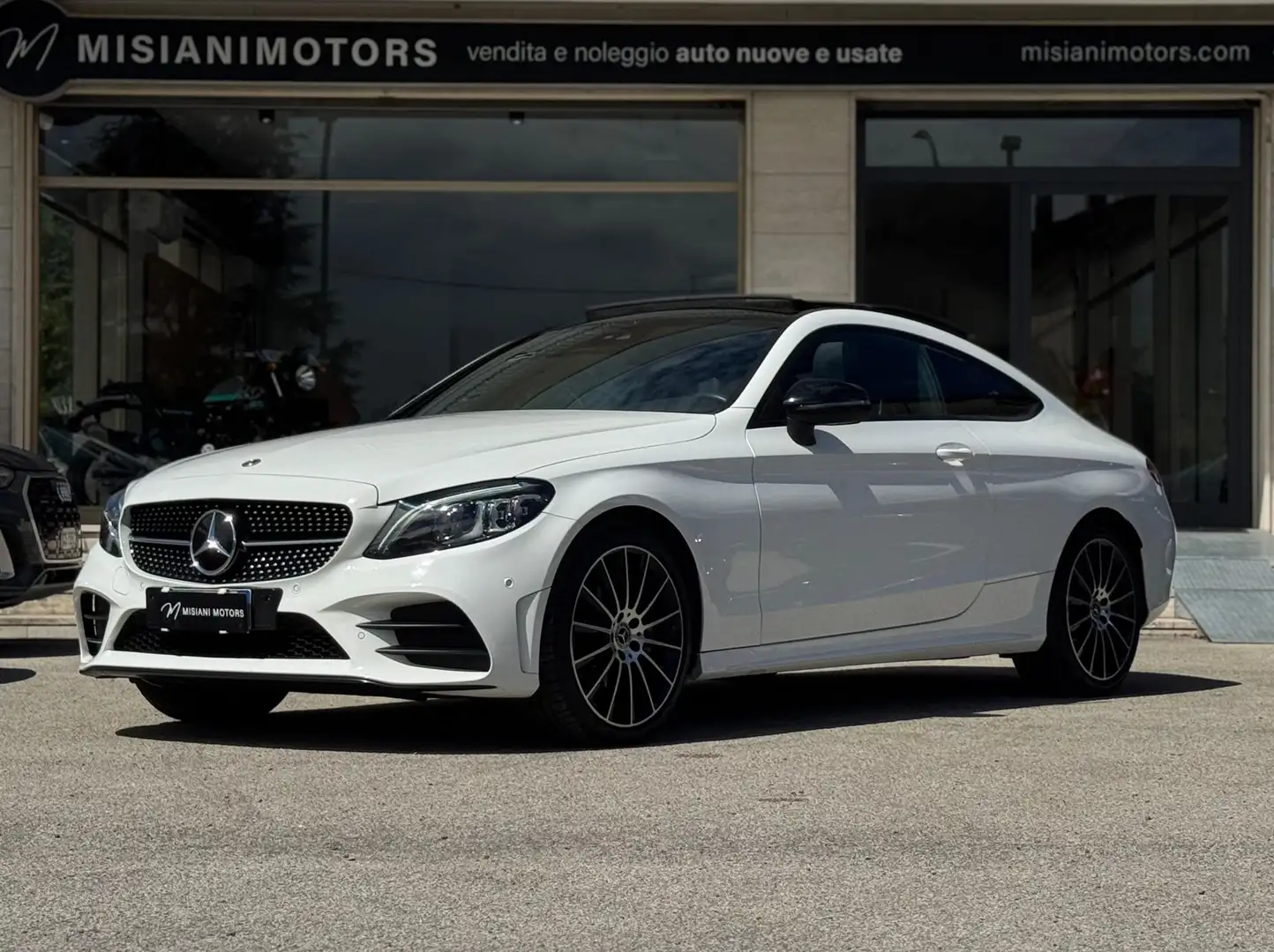 Mercedes-Benz C 220 C 220 d Auto Coupé Premium Weiß - 2