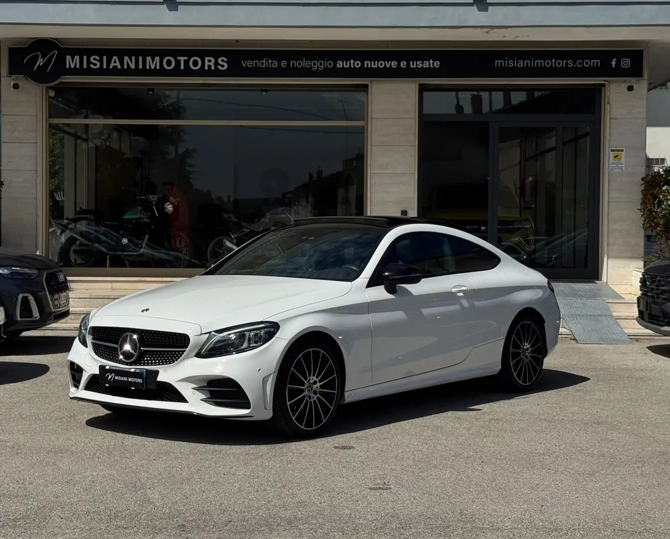 Mercedes-Benz C 220 C 220 d Auto Coupé Premium Weiß - 1