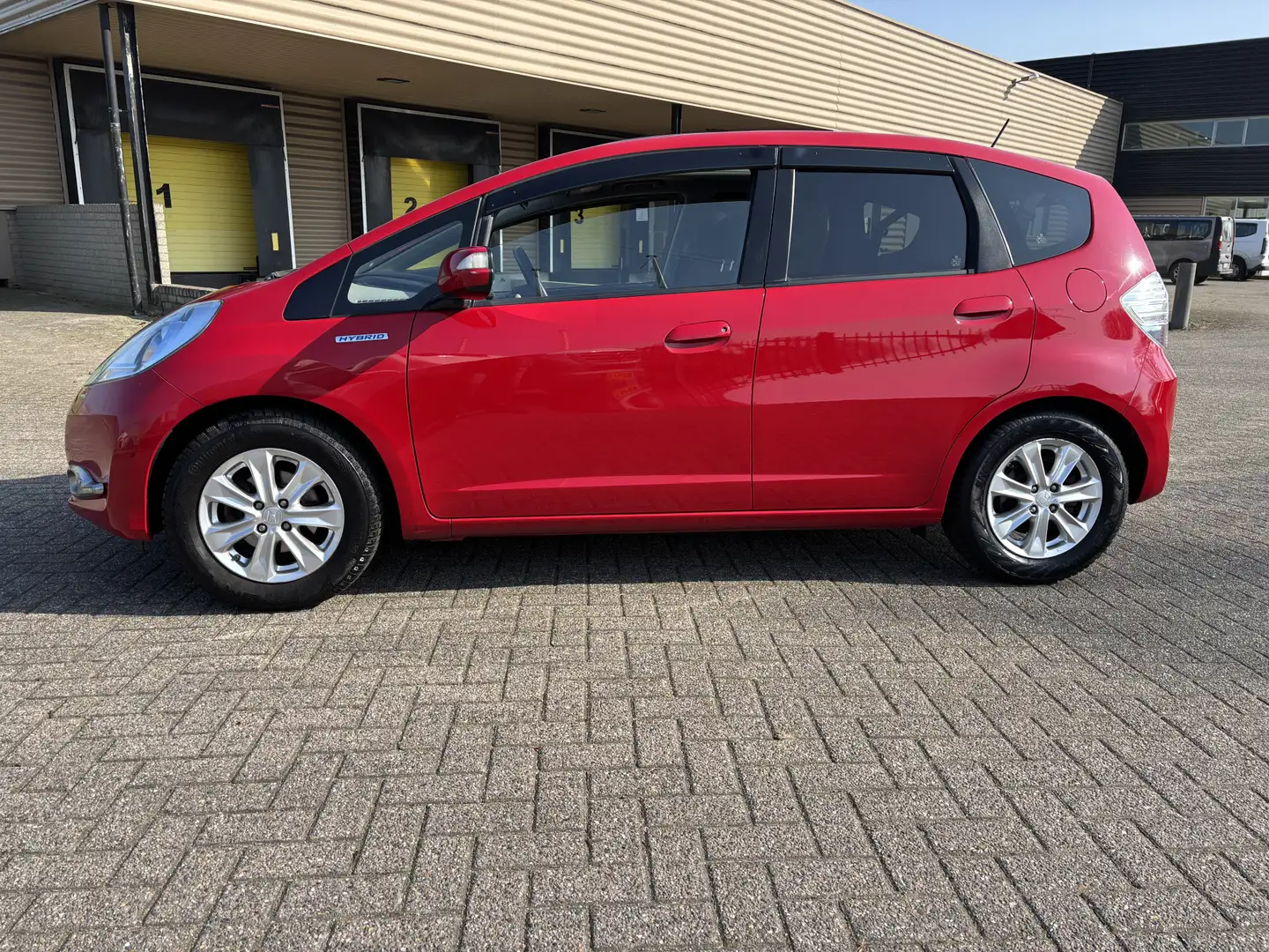 Honda Jazz 1.4 Hybrid Elegance Automaat [ panoramadak,ecc,lmv Roşu - 2