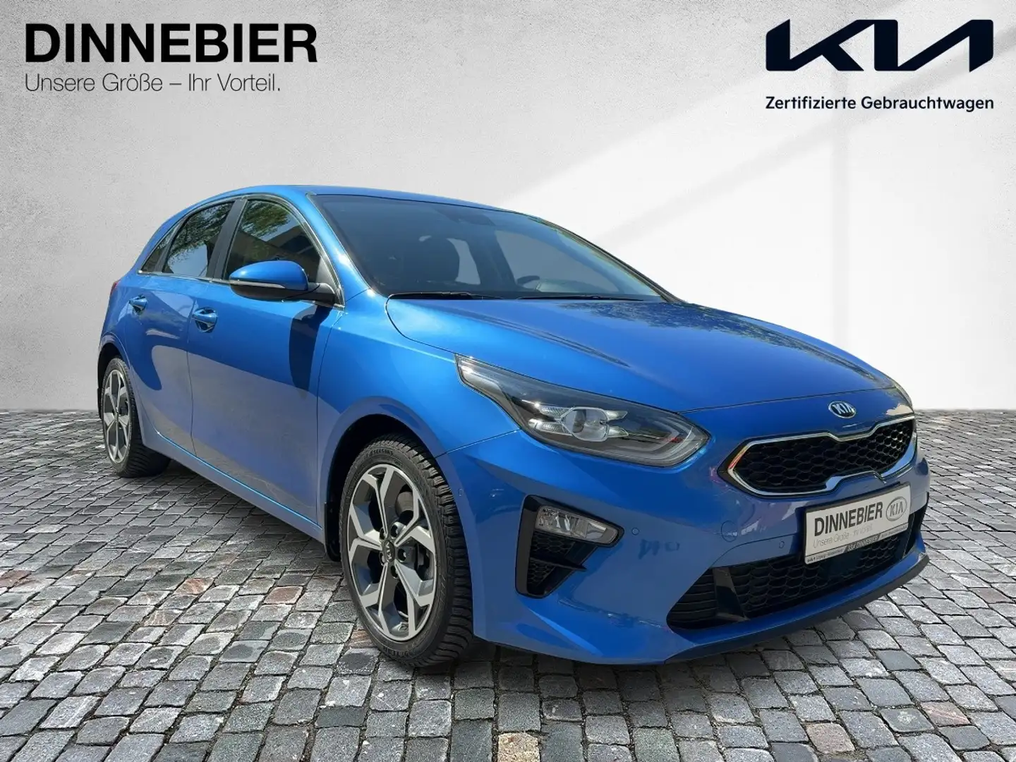 Kia Ceed / cee'd CEED 1.4T DCT7 Spirit +RFK+PDC+TWA+TECH+NAV+ Blau - 2