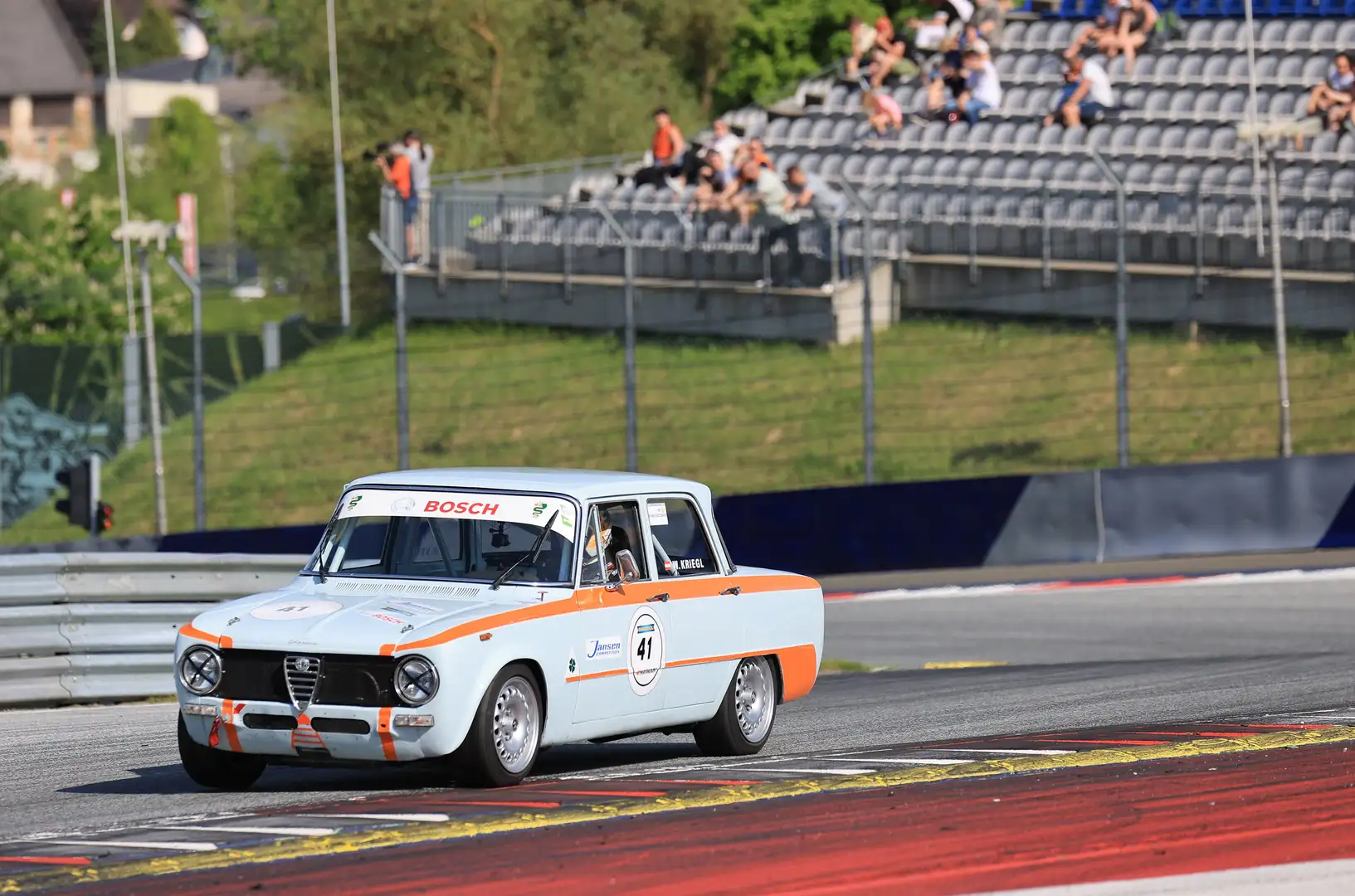 Alfa Romeo Giulia 1600 Super - FIA Rennwagen Anhang K mit HTP - 2032 Blue - 1