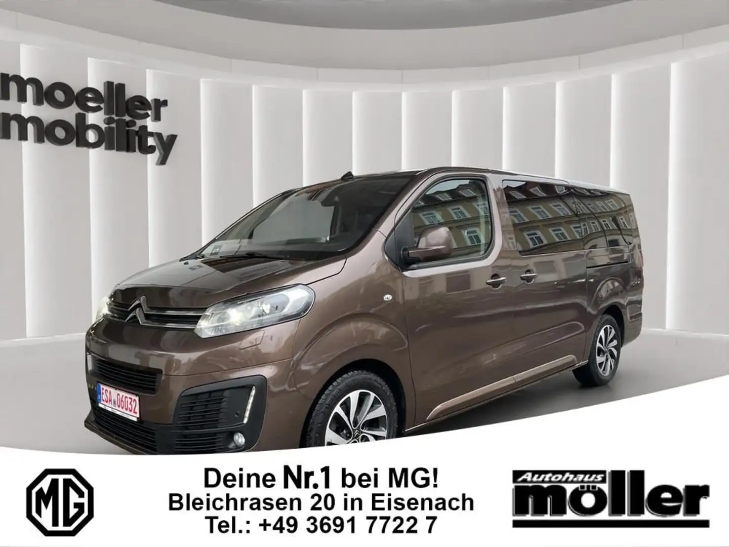 Citroen Spacetourer Spacetourer 2.0 BHDI EAT8 Business Lounge XL Brun - 1