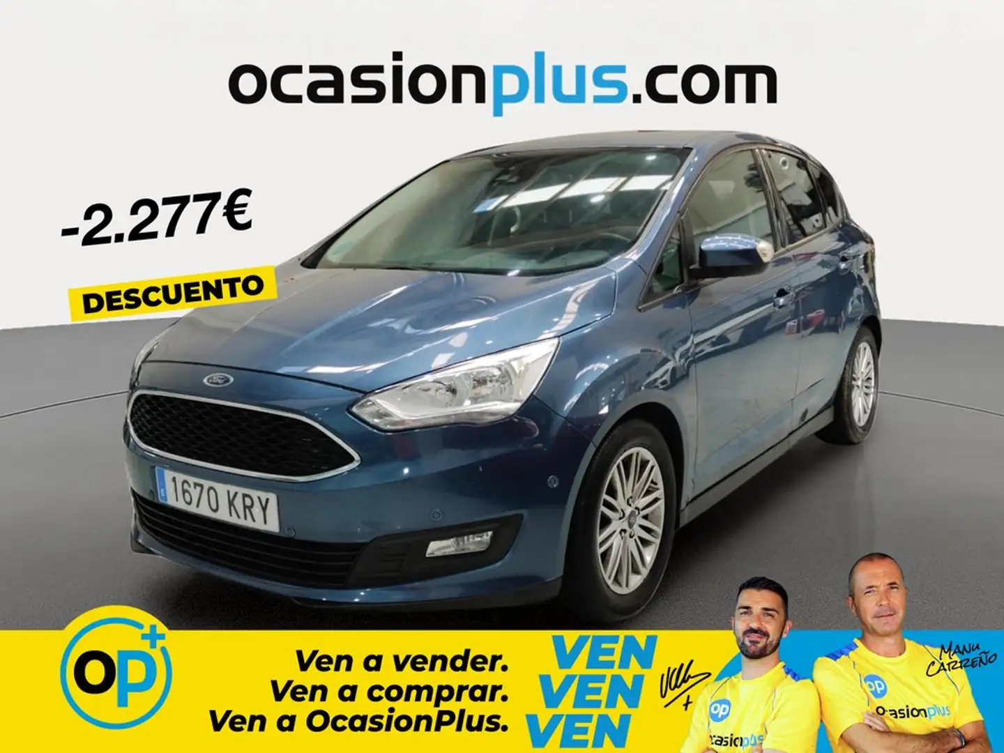 Ford C-Max 1.0 Ecoboost Auto-S&S Trend+ 125 Azul - 1