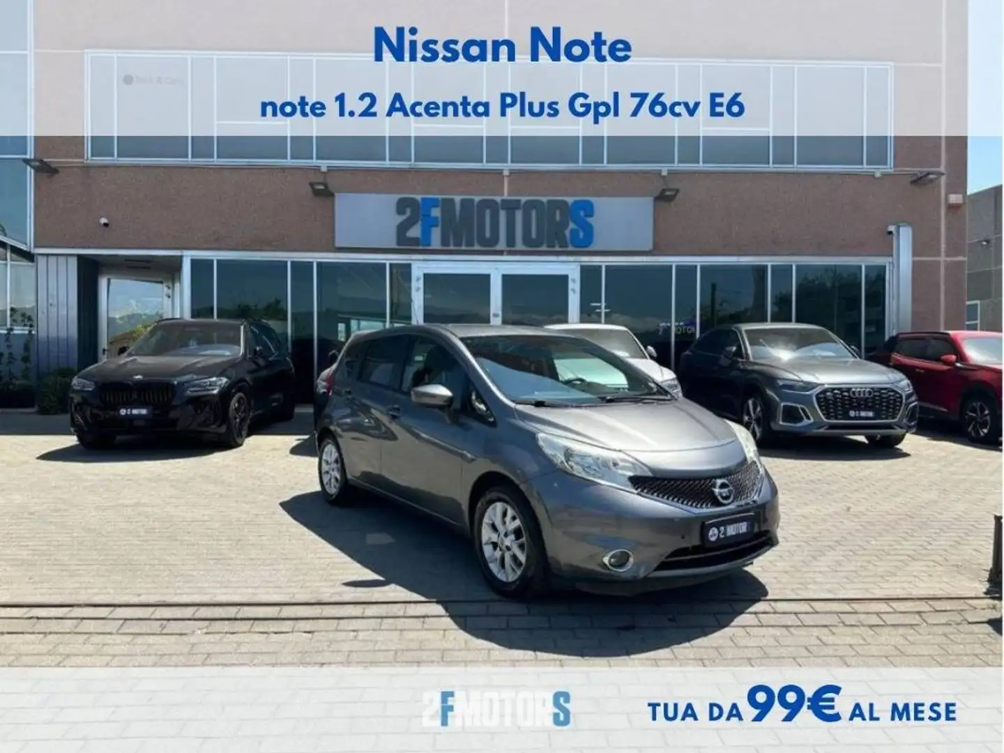 Nissan Note Note 1.2 Acenta Plus Gpl 76cv E6 Gris - 1