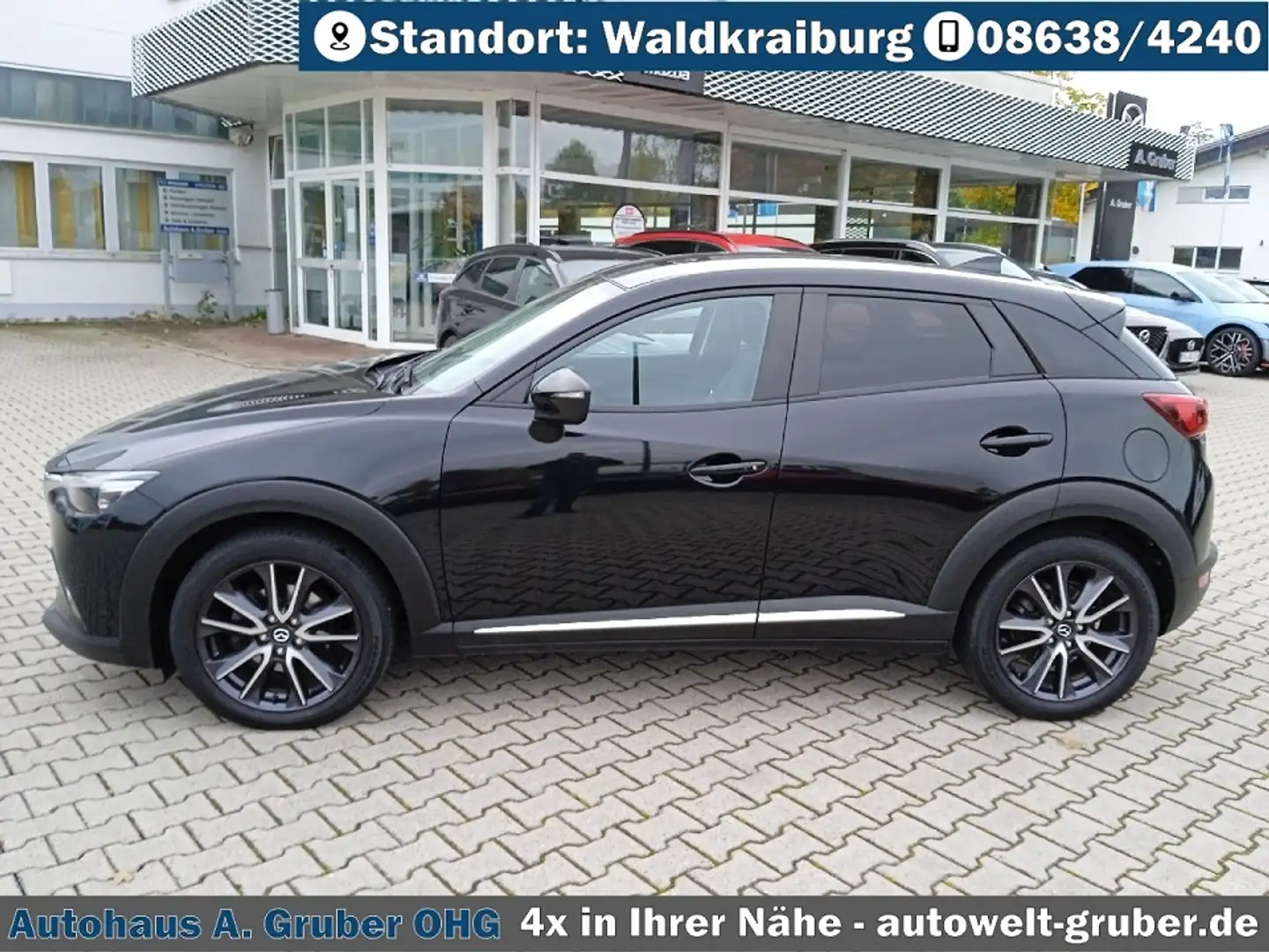 Mazda CX-3 150 PS Sportsline 4WD+Leder+HeadUp+LED+8fach Noir - 2