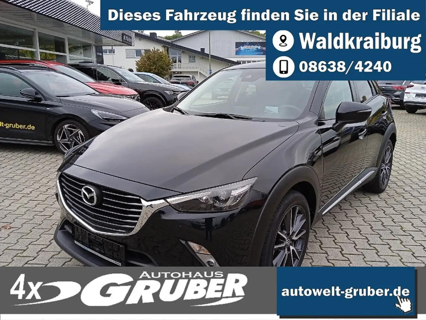 Mazda CX-3 150 PS Sportsline 4WD+Leder+HeadUp+LED+8fach Noir - 1