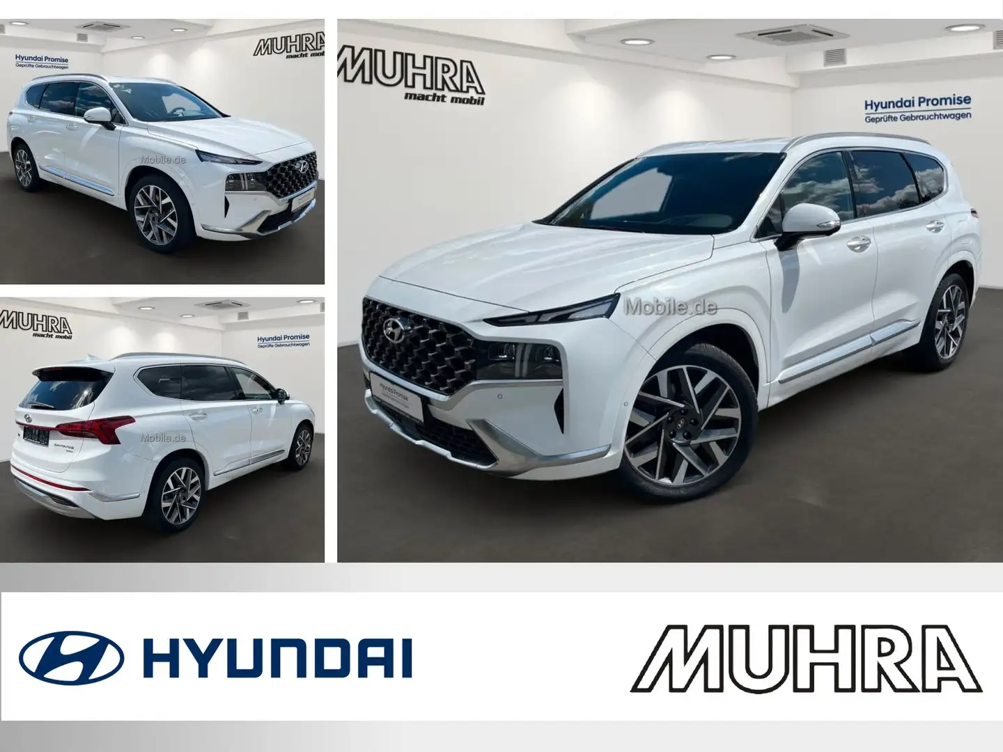 Hyundai SANTA FE 2.2 CRDi SIGNATURE 4WD 7-Sitzer 20"LM Blanc - 1