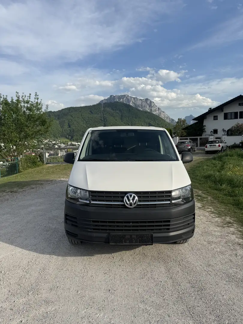 Volkswagen T6 Transporter TDI, LR LangerRadstand, Tempomat, Klima, Campingau Weiß - 2