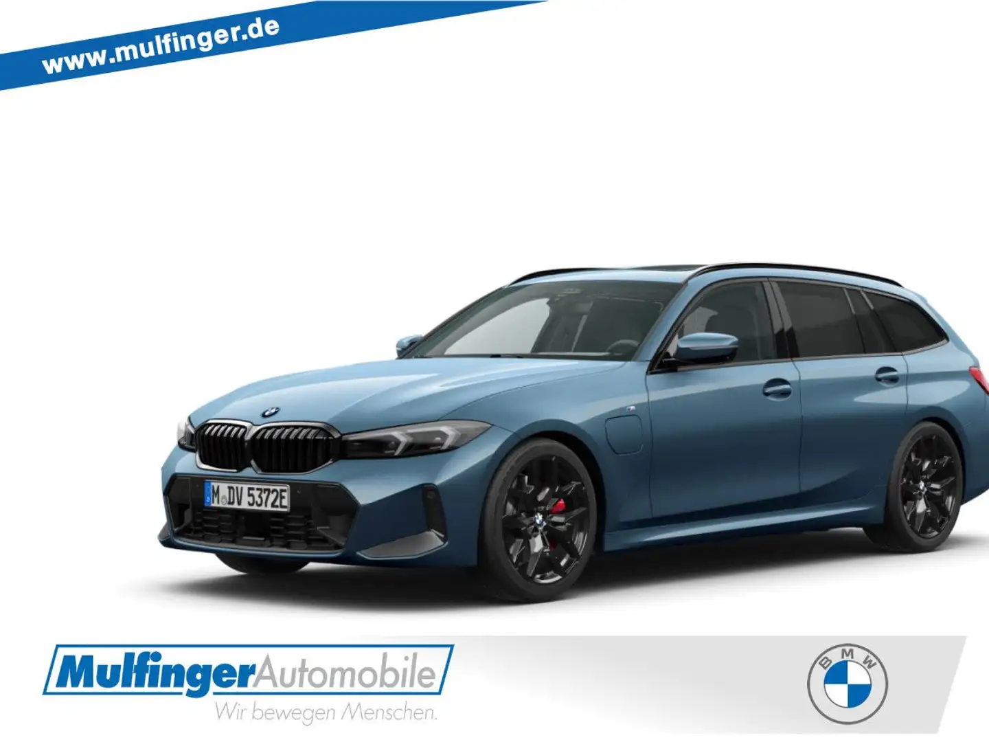 BMW 330 e xDr.T.M Sport Pro HUD ACC PanoDach HiFi AHK Blau - 1