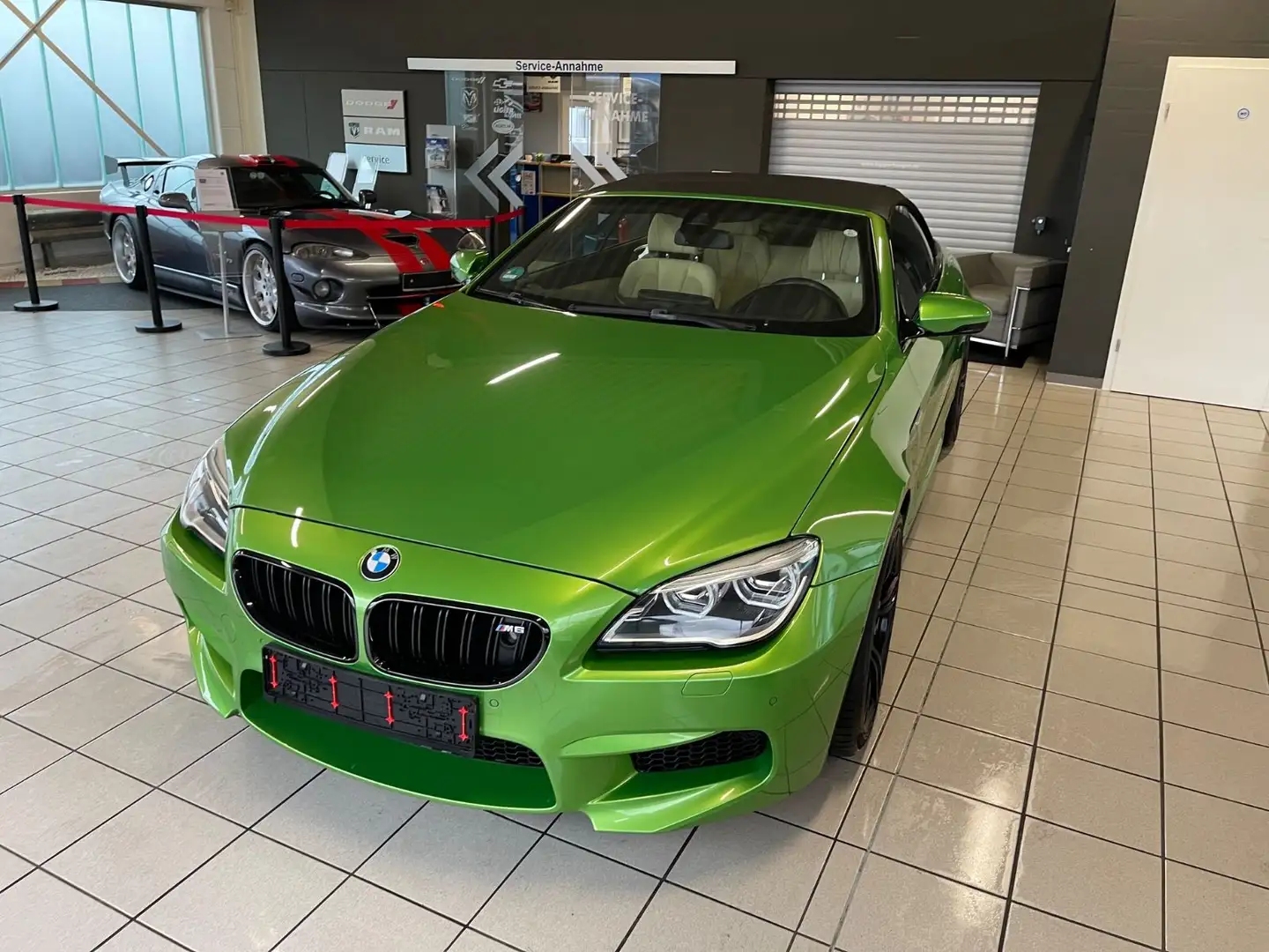 BMW M6 Cabrio*27Tkm*Sonderlack*Carbon* Verde - 2