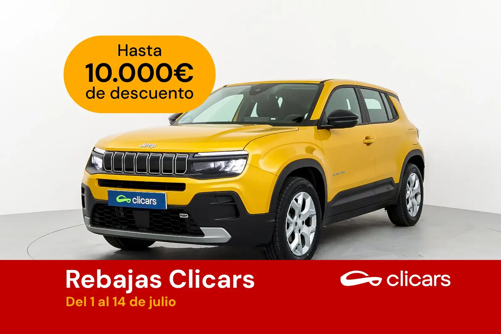 Jeep Avenger 1.2 Altitude 100 Jaune - 1