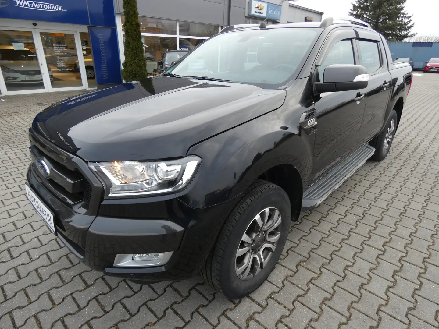 Ford Ranger Pick Up 4x4 3,2 TDCi Wildtrak DoKa, AHK, Navi, 18" Schwarz - 1