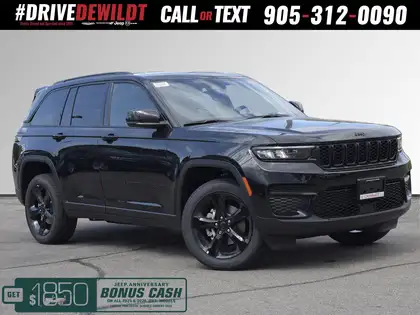 Black 2025 Jeep Grand Cherokee SUV / Crossover Four-Wheel Drive 8-Speed Automatic