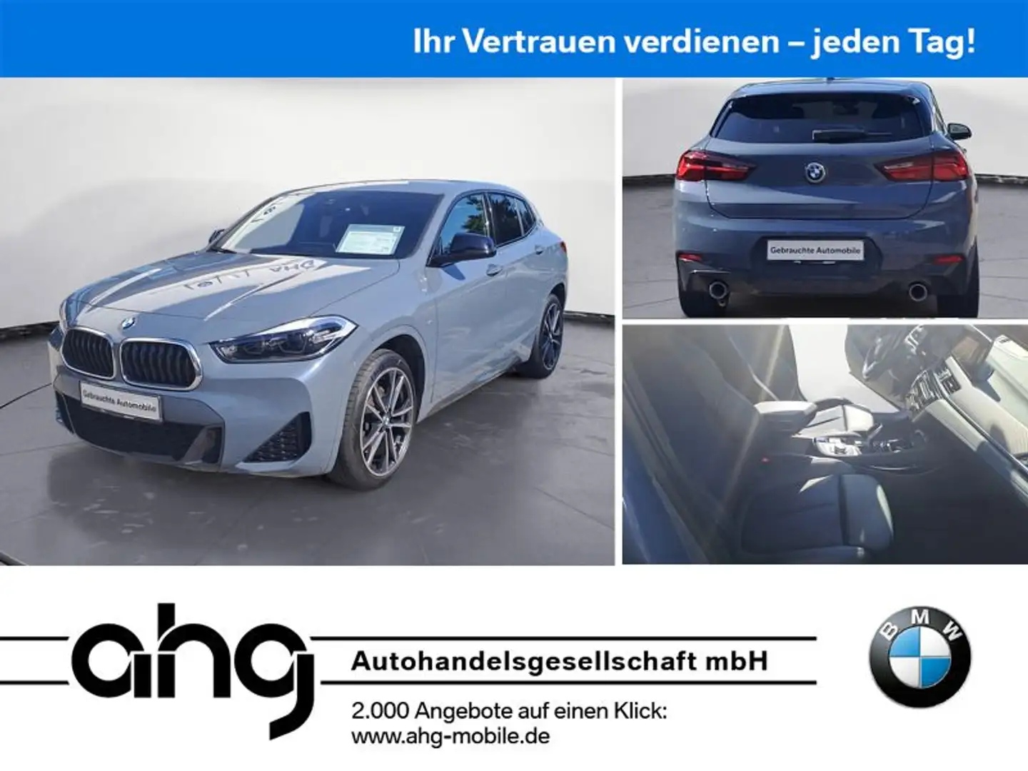 BMW X2 xDrive20dA M Sport Navi Plus Head Up Display Grijs - 1