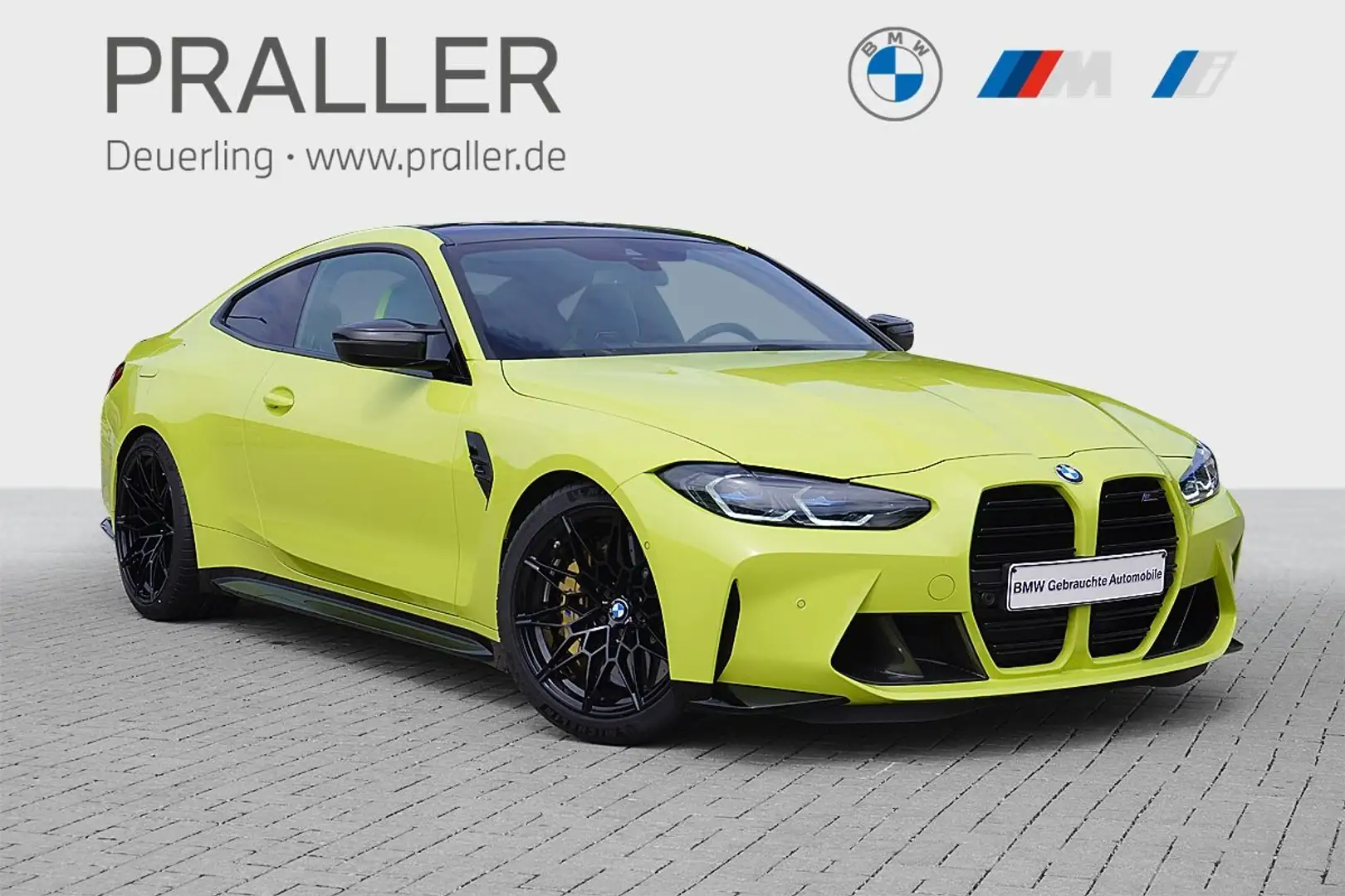 BMW M4 Competition Coupé Carbon-Keramik-Bremse CarbonPake žuta - 1
