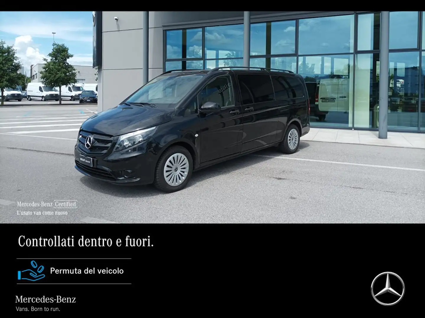 Mercedes-Benz Vito 116 cdi extralong tourer pro auto my20 Nero - 1