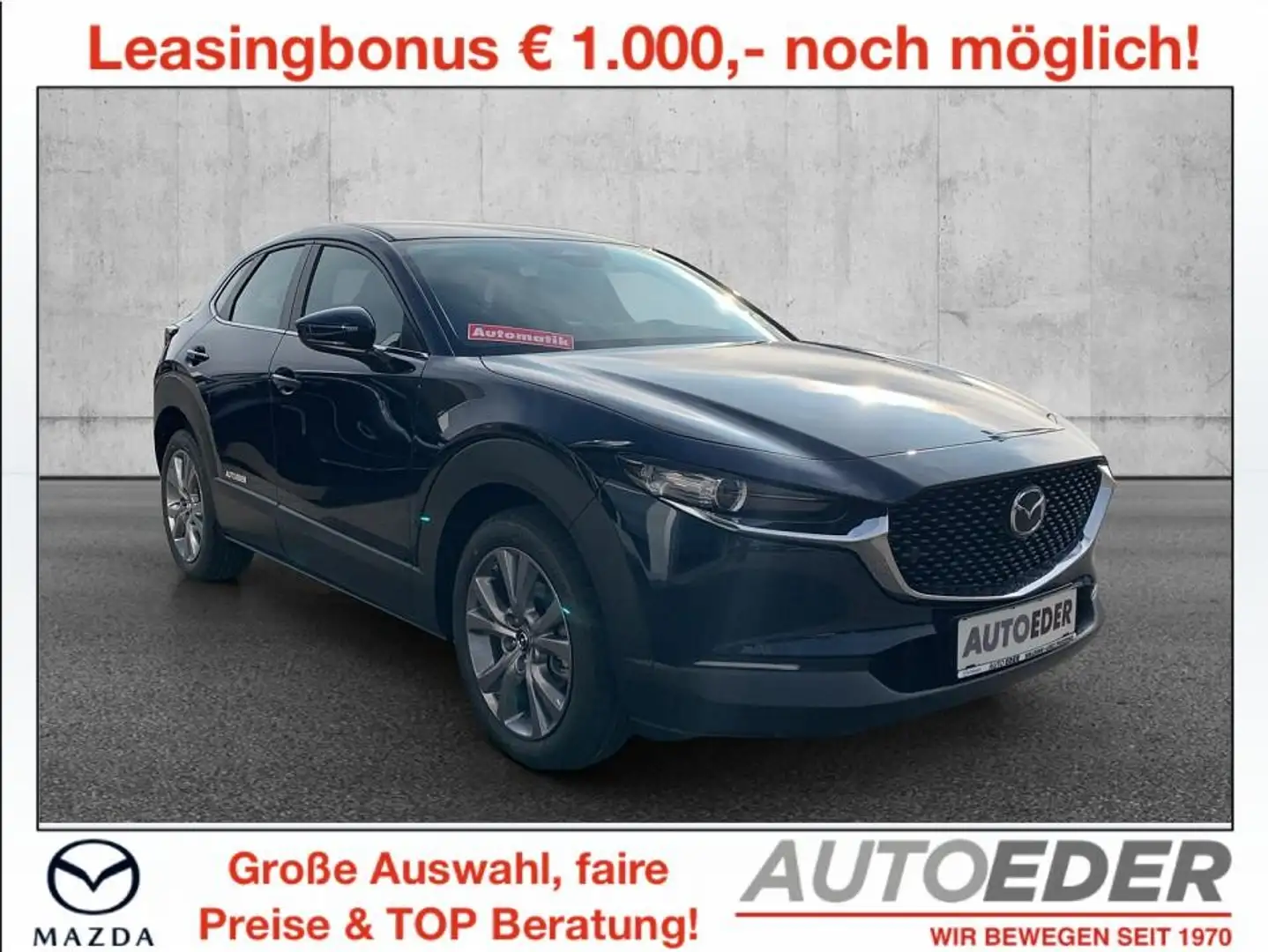 Mazda CX-30 e-Skyactive G140 Centre-Line Aut. Blau - 1