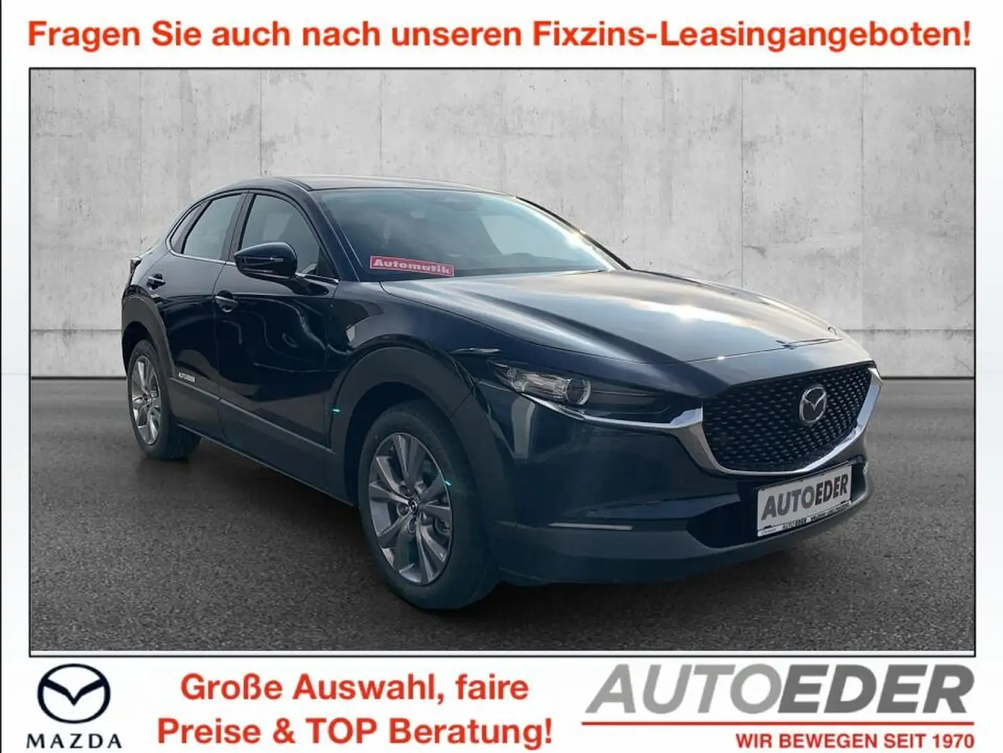 Mazda CX-30 e-Skyactive G140 Centre-Line Aut. Blau - 1