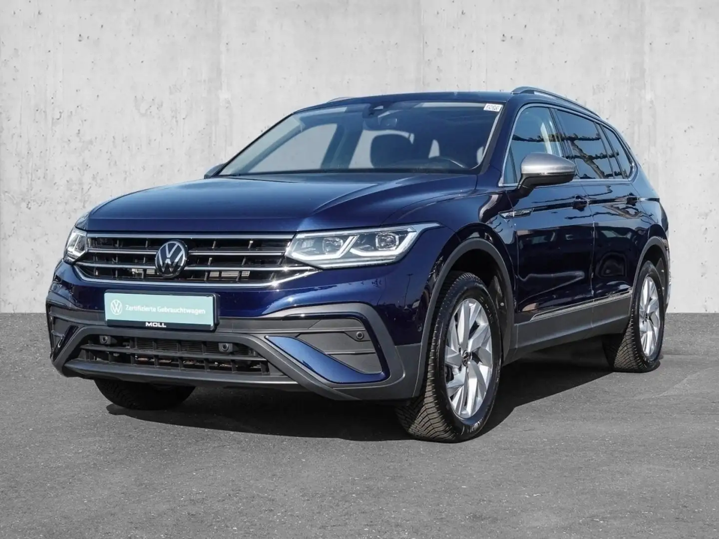 Volkswagen Tiguan Allspace 2.0 TDI DSG Life NAVI PANO LED Kék - 2