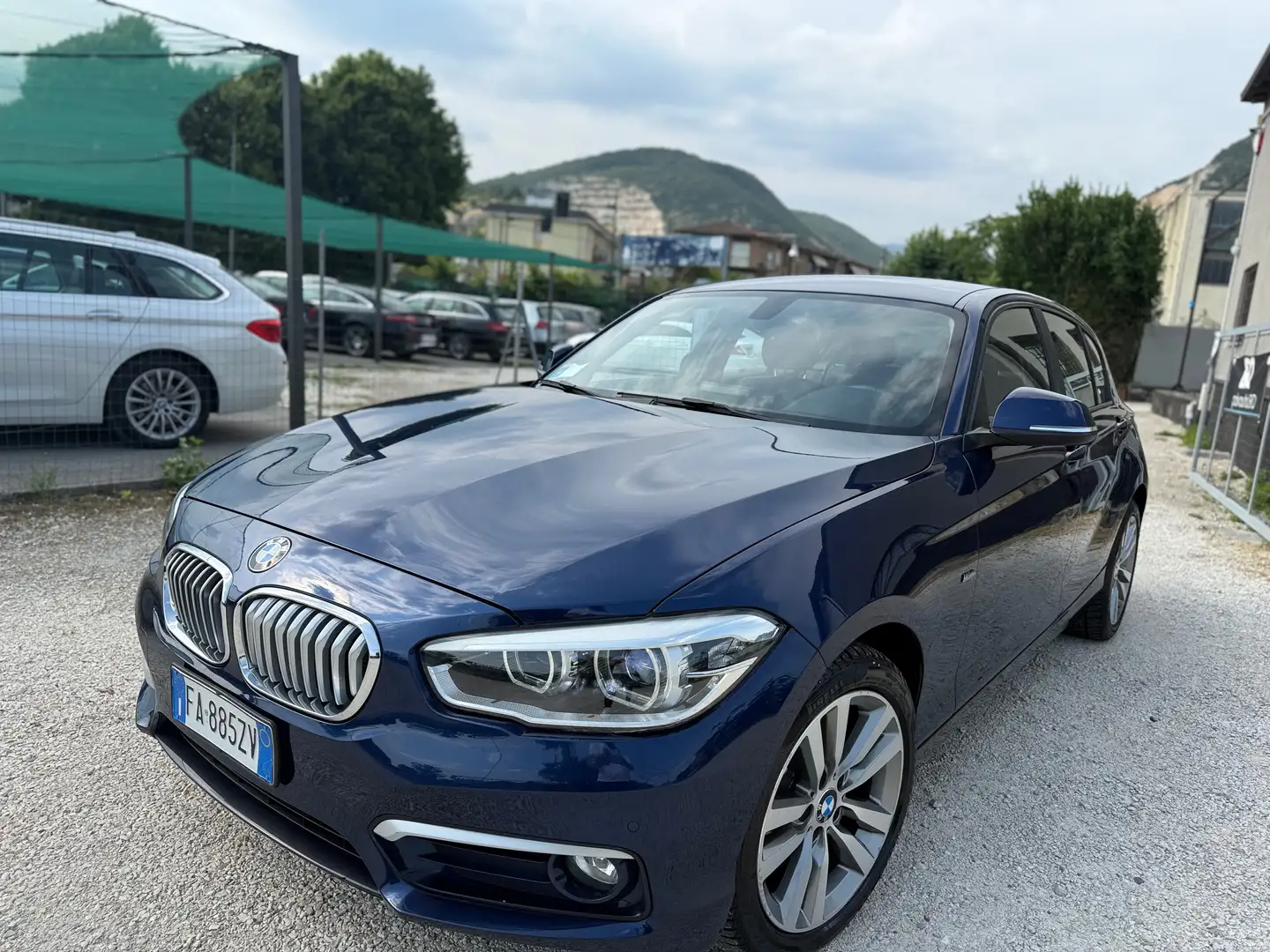 BMW 116 116i Urban 5p ok Neopatent. Led+Navi+Pelle Euro6b Blu/Azzurro - 1
