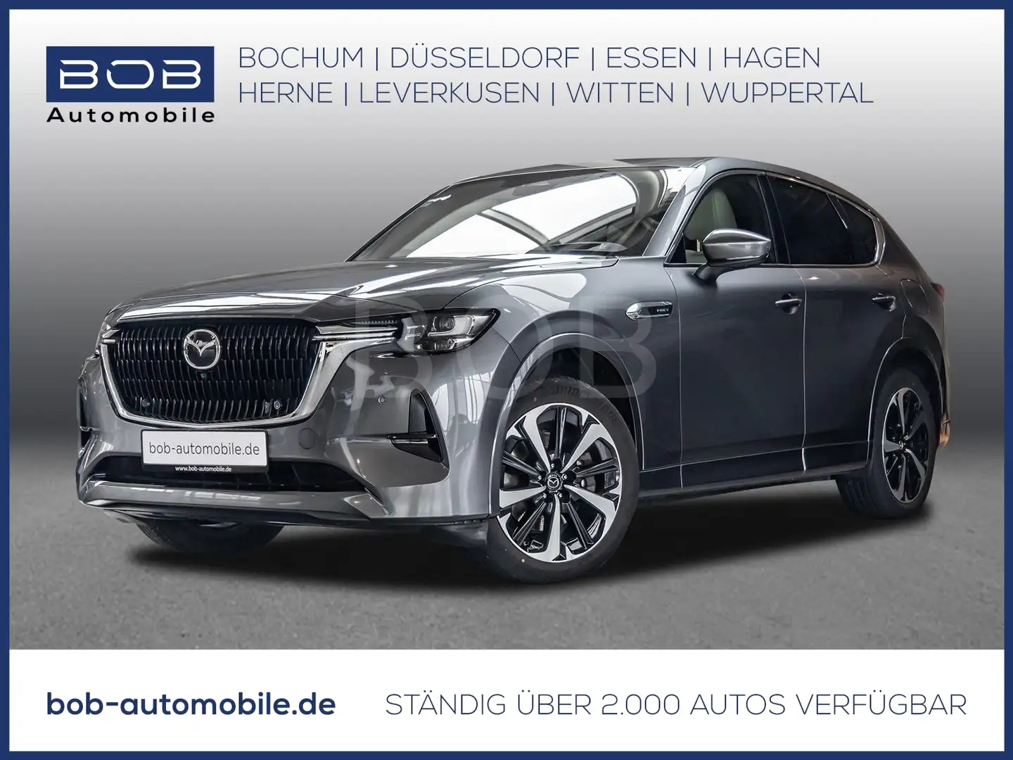 Mazda CX-60 2.5 PHEV AWD Takumi AHK PANO HUD MATRIX BT siva - 1