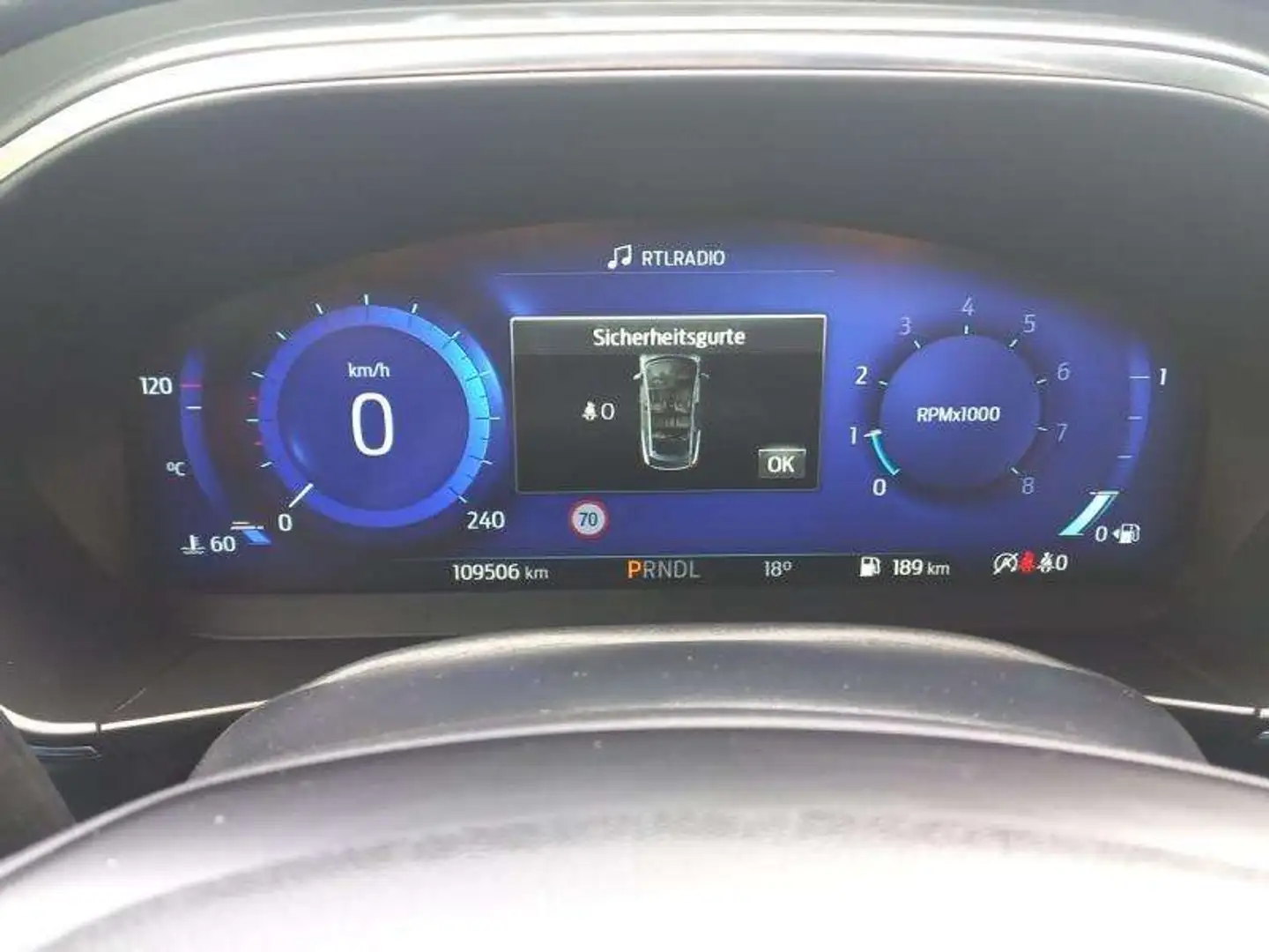 Ford Focus 1.5 EcoBoost 182ch VIGNALE BVA Bleu - 2