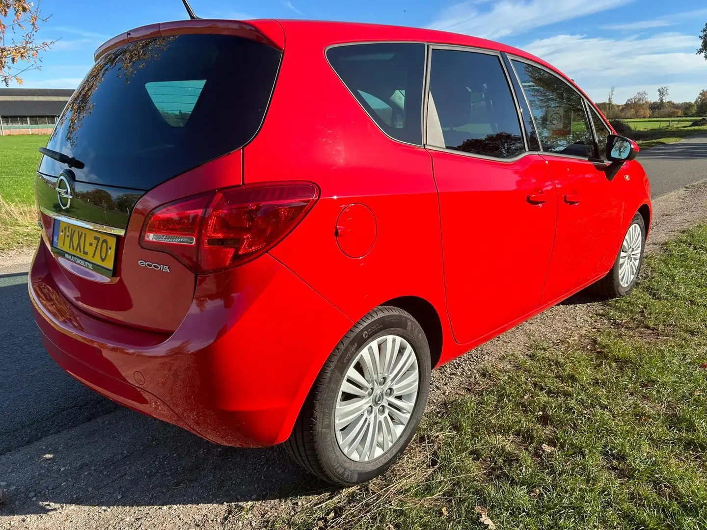 Opel Meriva 1.4 Turbo Cosmo dealer ond. pas 101.740km Rouge - 2