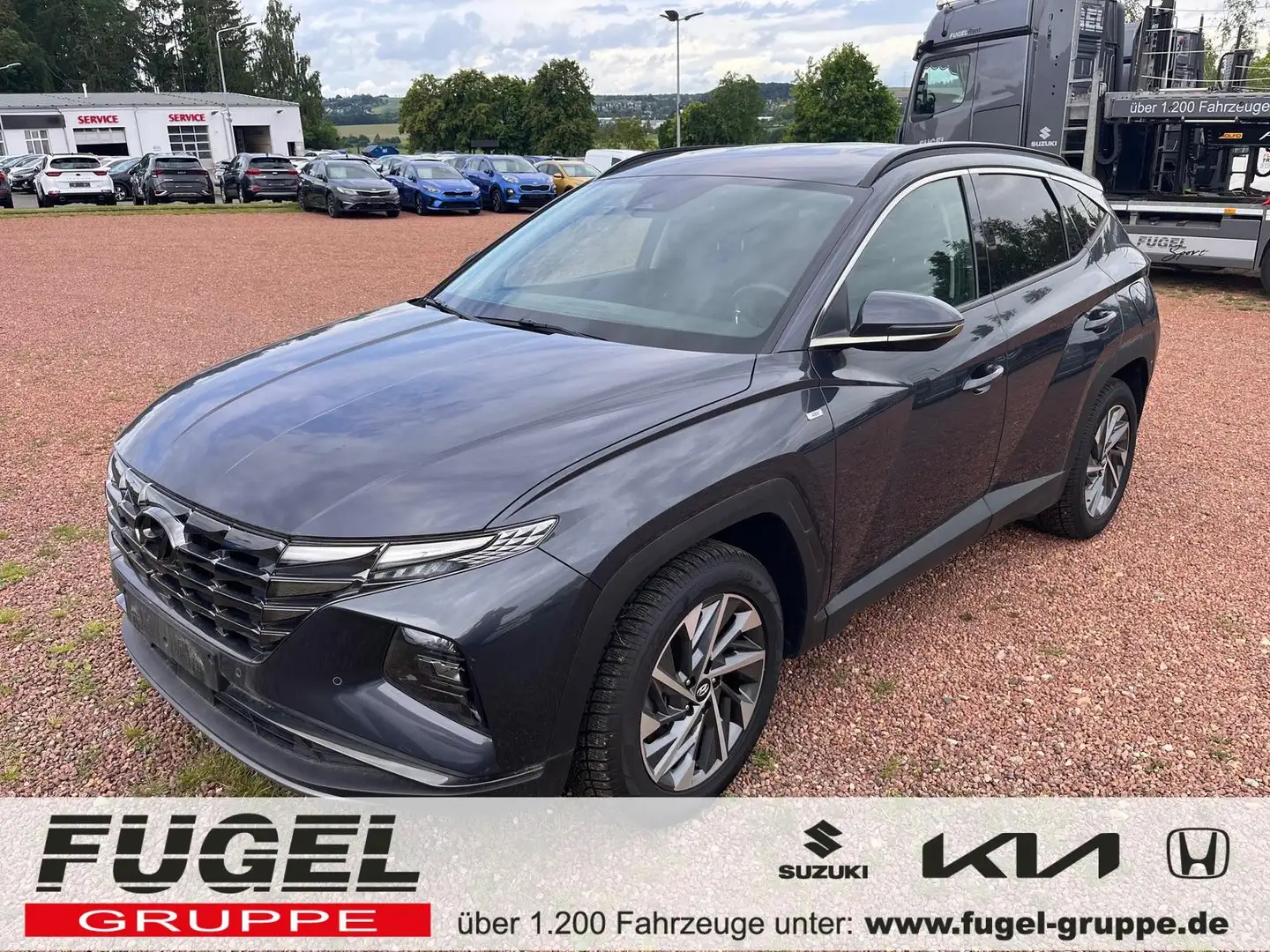 Hyundai TUCSON 1.6 T-GDI DCT LED|Navi|SHZ|ACC Grau - 1