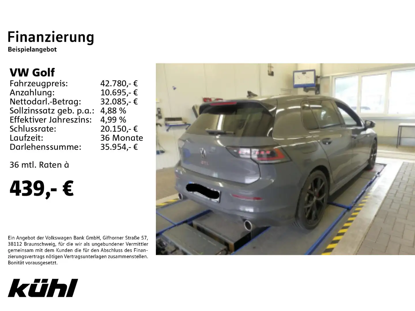 Volkswagen Golf GTI Golf 8 VIII GTI 2.0 TSI DSG IQ.Light ACC HuD Kam Grau - 2