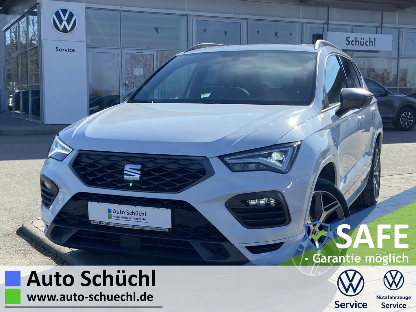 SEAT Ateca 1.5 TSI DSG FR-Line 19"+NAVI-PRO+LED+AHK+P Weiß - 1