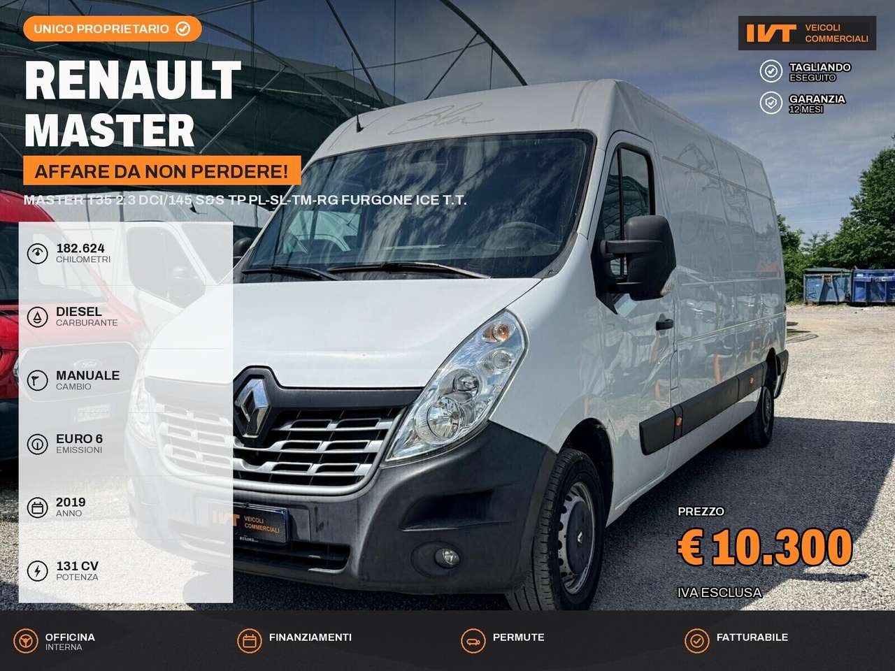 Renault Master Master T35 2.3 dCi/145 S&S TP PL-SL-TM-RG Furgone