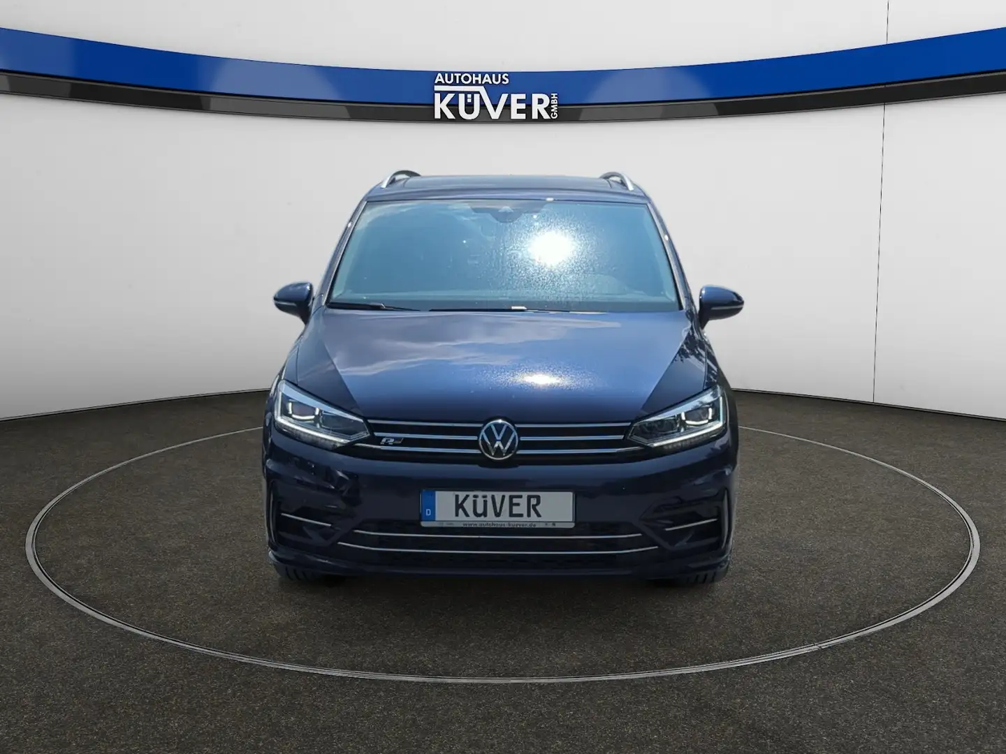 Volkswagen Touran R-Line 2,0 TDI DSG Navi+ACC+AHK+Pano+7S Blau - 2