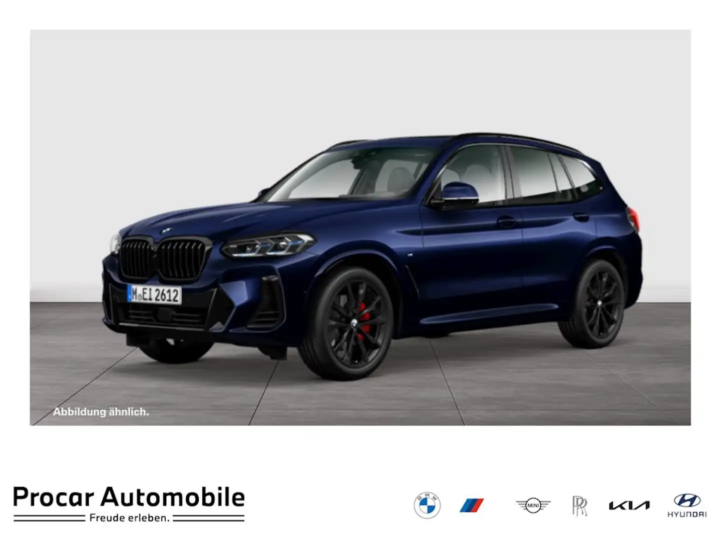 BMW X3 xDrive30d M Sport HUD PANO ACC AHK RFK NAVI Blau - 1