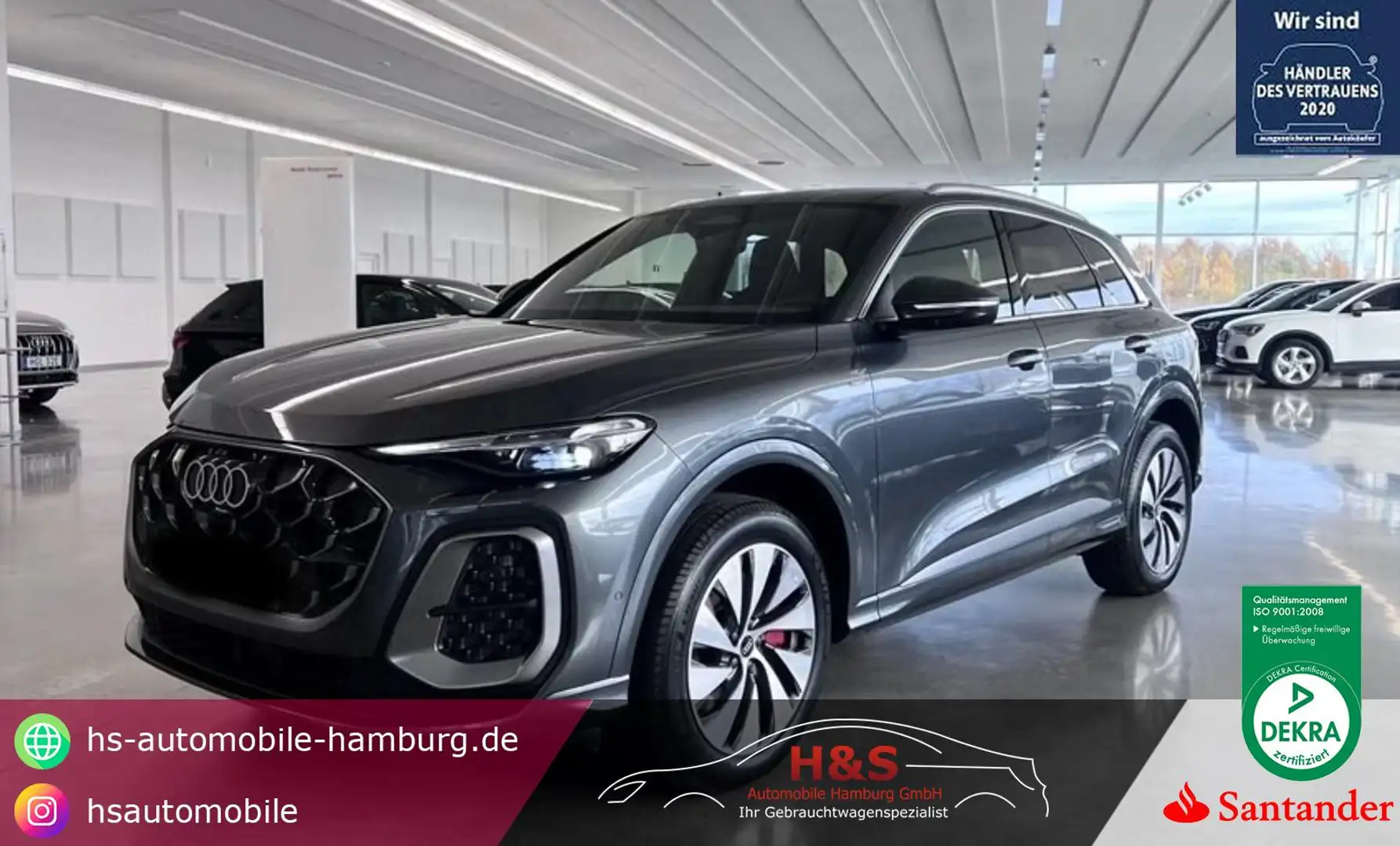 Audi Q5 2.0 e-hybrid quattro S-Line*AHK Grau - 1