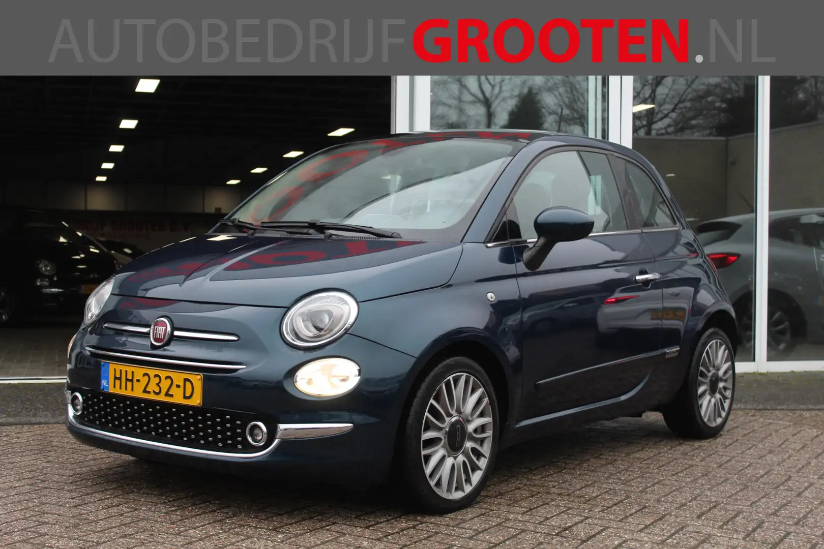 Fiat 500 0.9 TwinAir Turbo Lounge//Navi//Pano!! Blau - 1