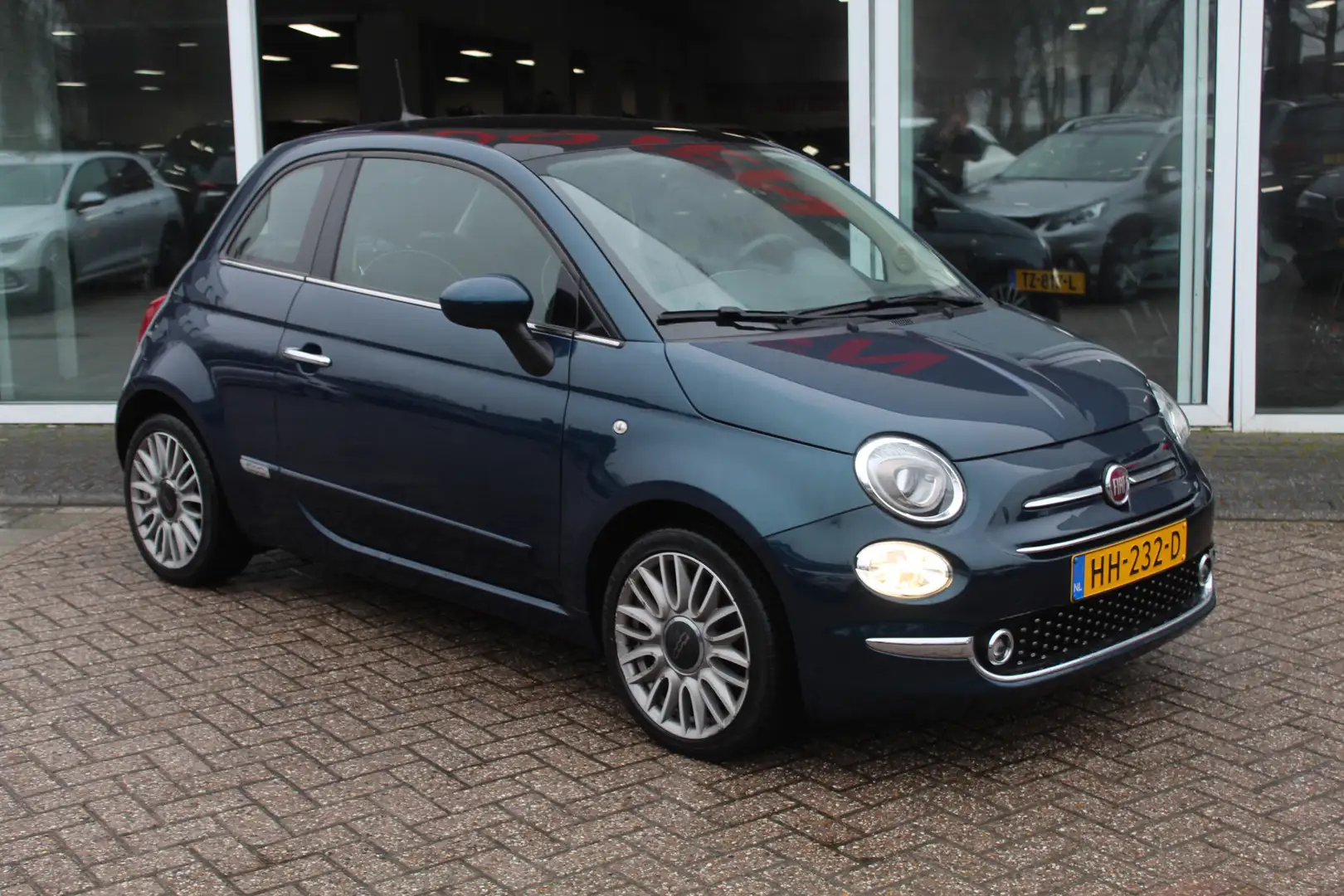 Fiat 500 0.9 TwinAir Turbo Lounge//Navi//Pano!! Blau - 2