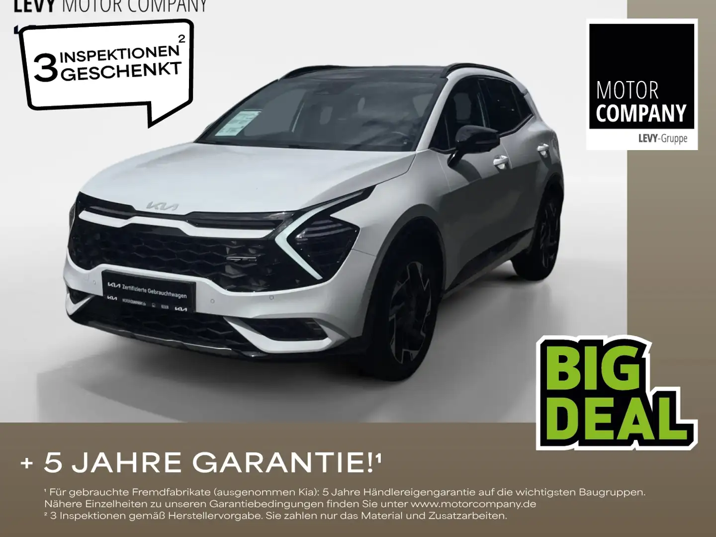 Kia Sportage 1.6 T-GDI +PHEV +GT Line+Panorama+Leder+ Biały - 1