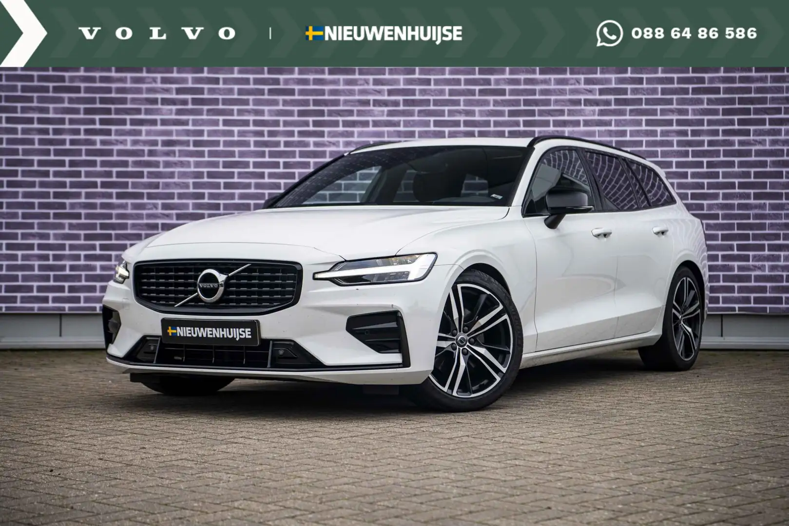 Volvo V60 2.0 B3 R-Design | Panoramadak | Parkeercamera | Pa Weiß - 1